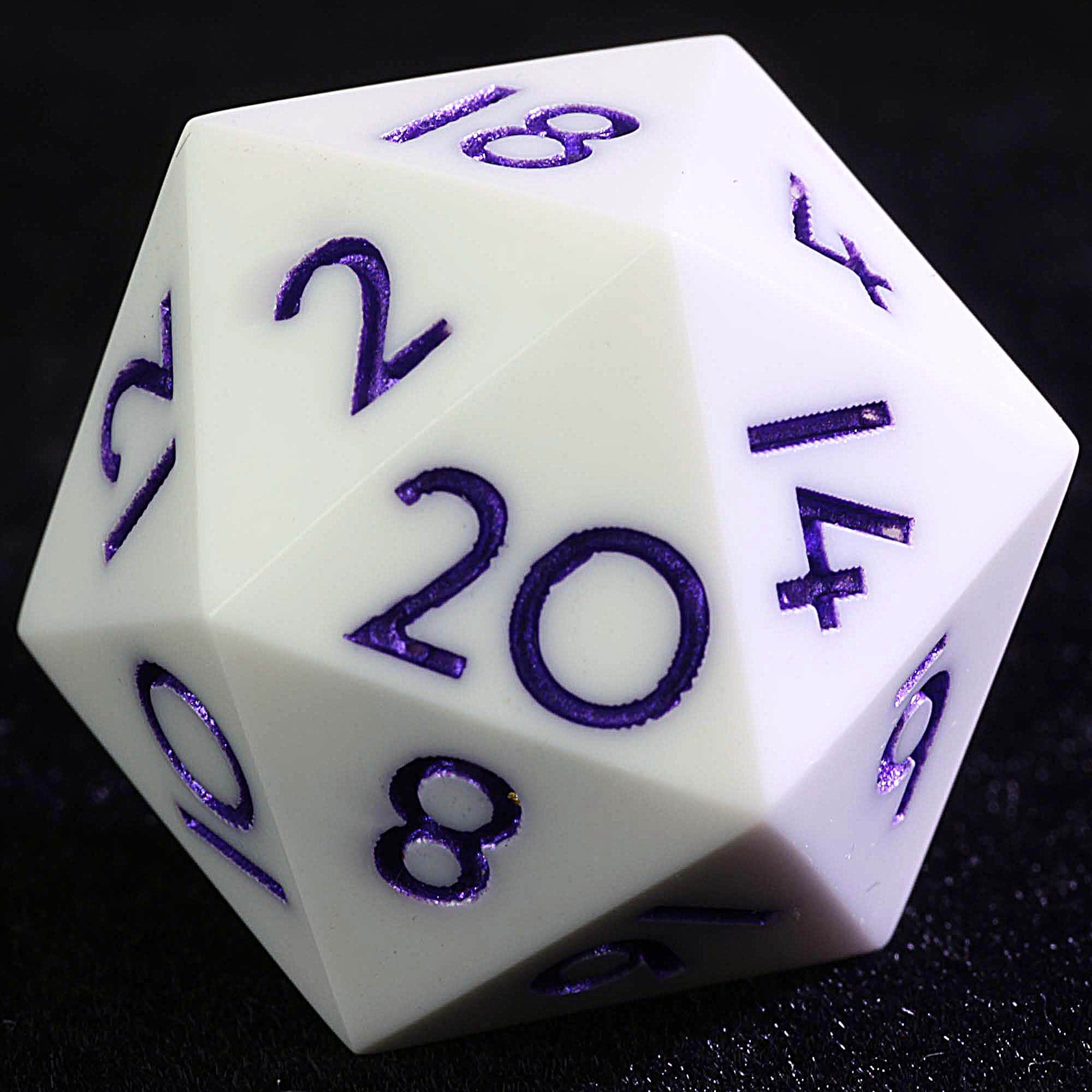 9 Polyhedral Resin Dice Sets DnD White - Dice of Dragons