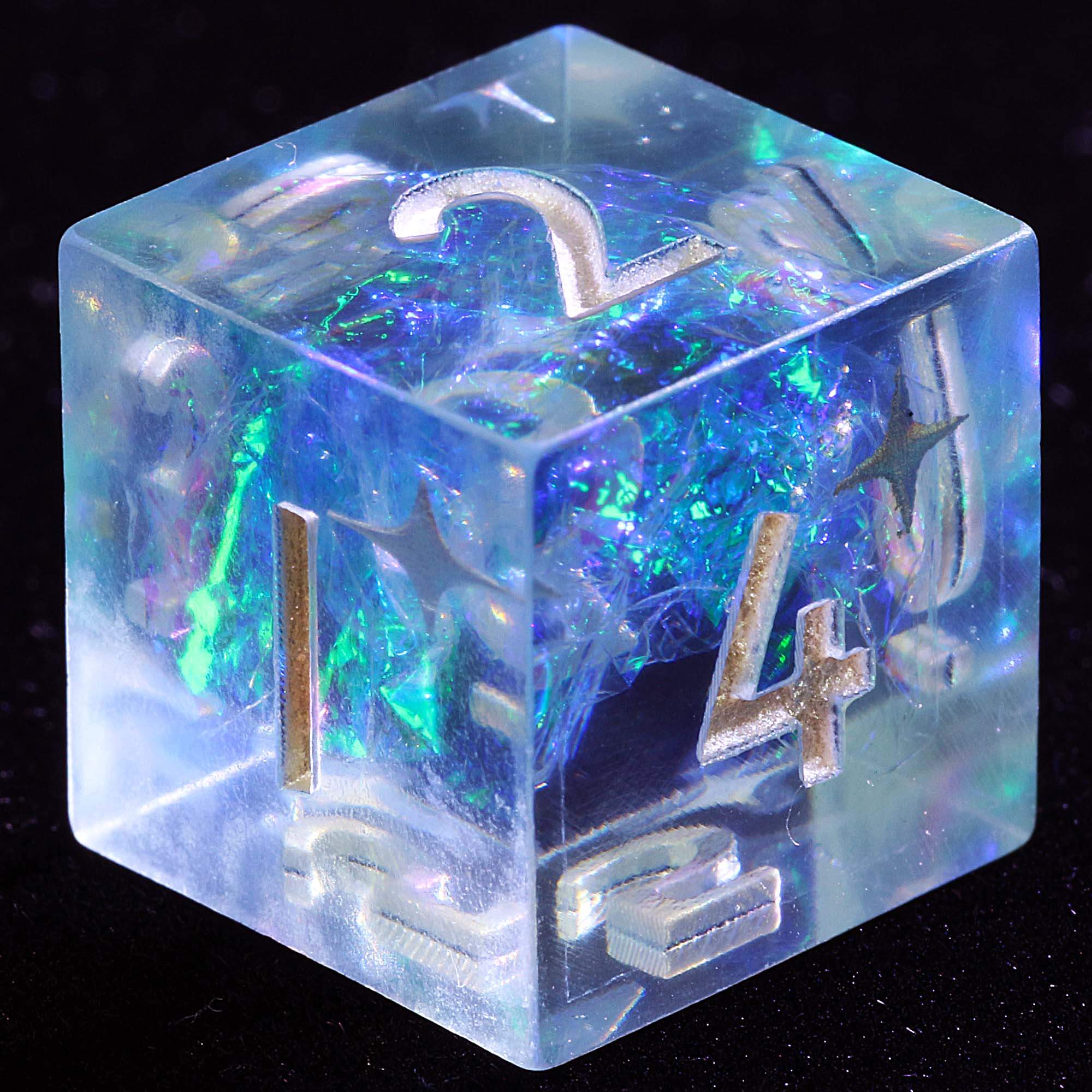 9 Polyhedral Resin Dice Sets DD Celestial Stone Oath - Dice of Dragons