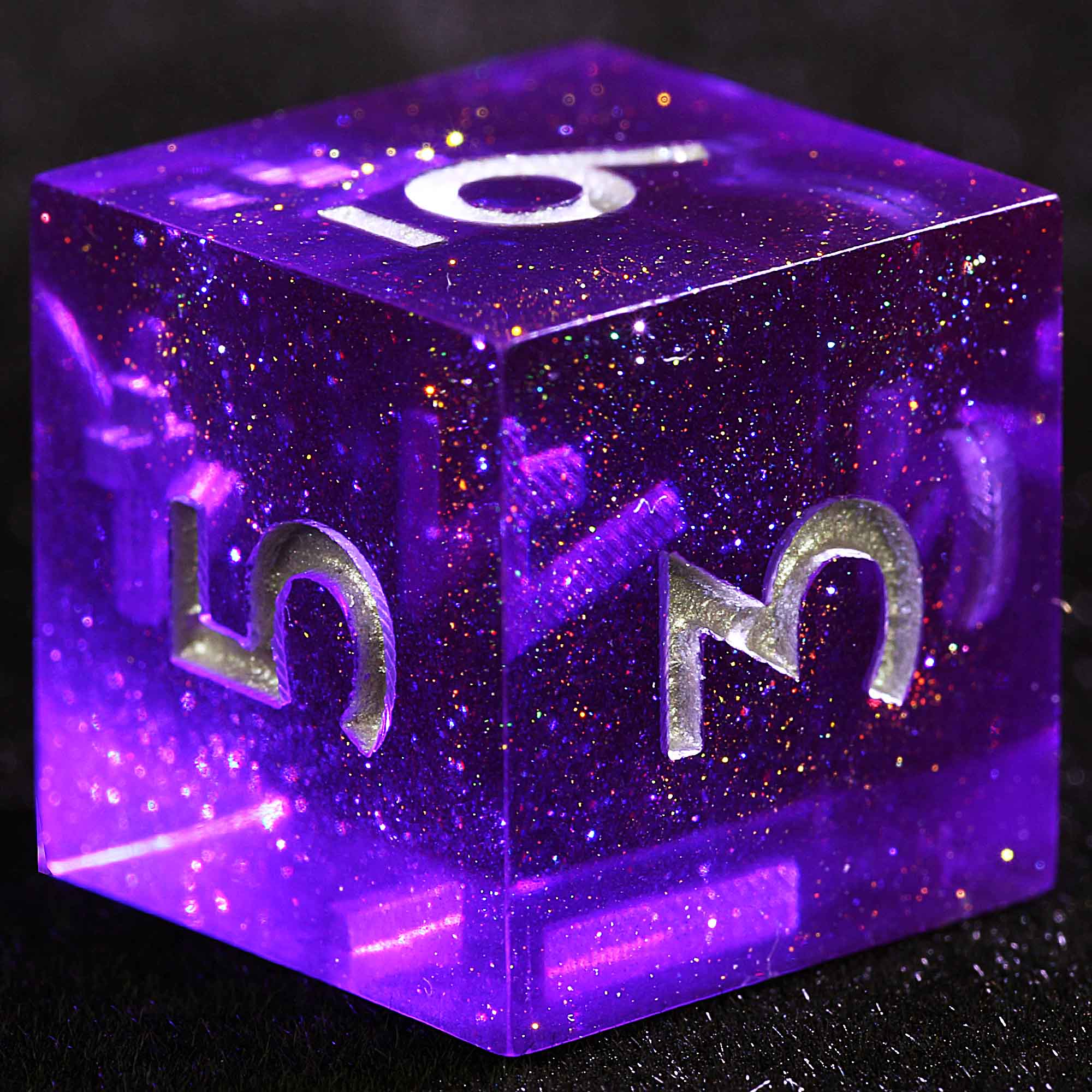 9 Polyhedral Resin Dice Sets DnD Glacial Chroma Mirage - Dice of Dragons