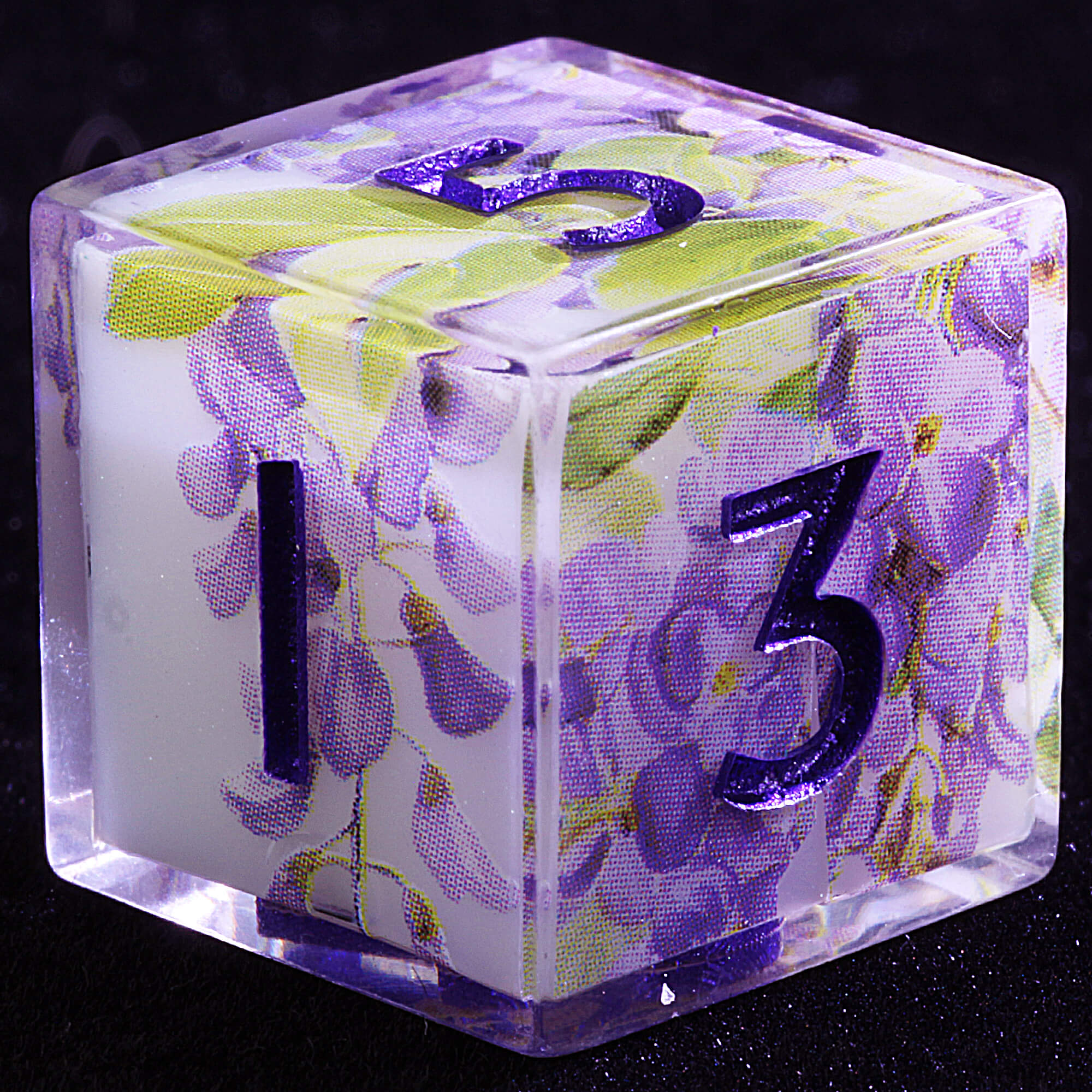 9 Polyhedral Resin Dice Sets DnD Wisteria Mist