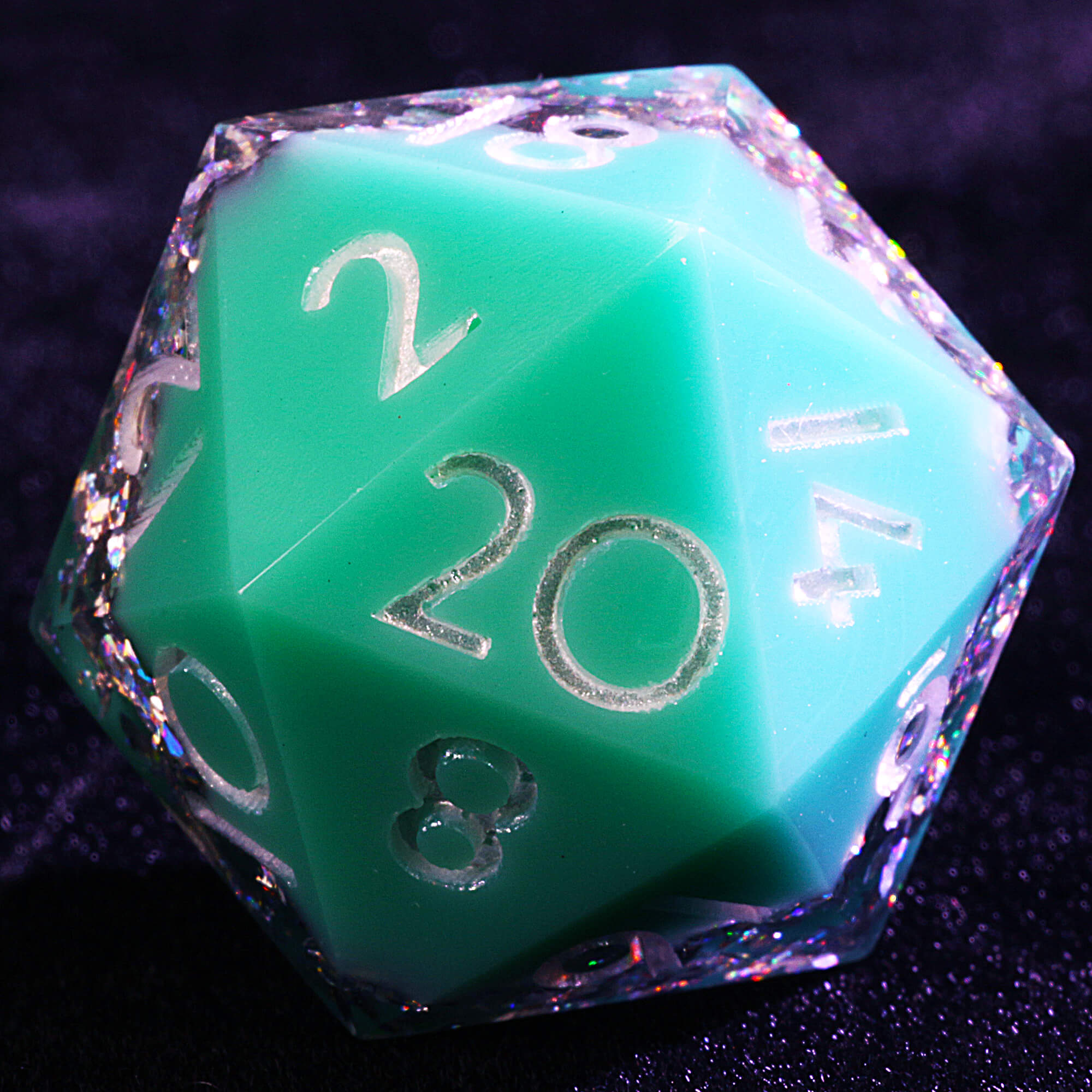 9 Polyhedral Resin Dice DD Sets Feywild Spring