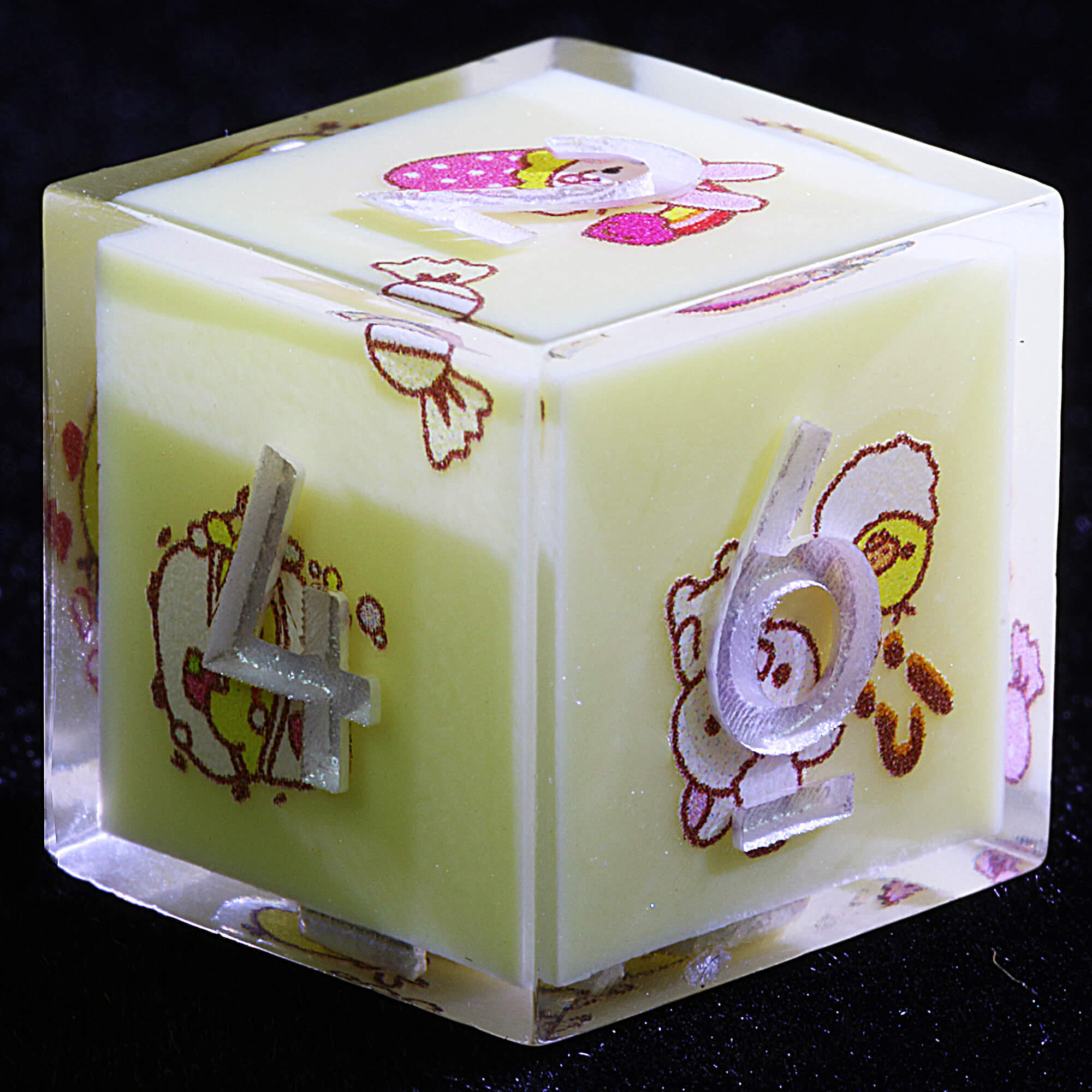 9 Polyhedral Resin Dice DD Set Cute Barn - Dice of Dragons