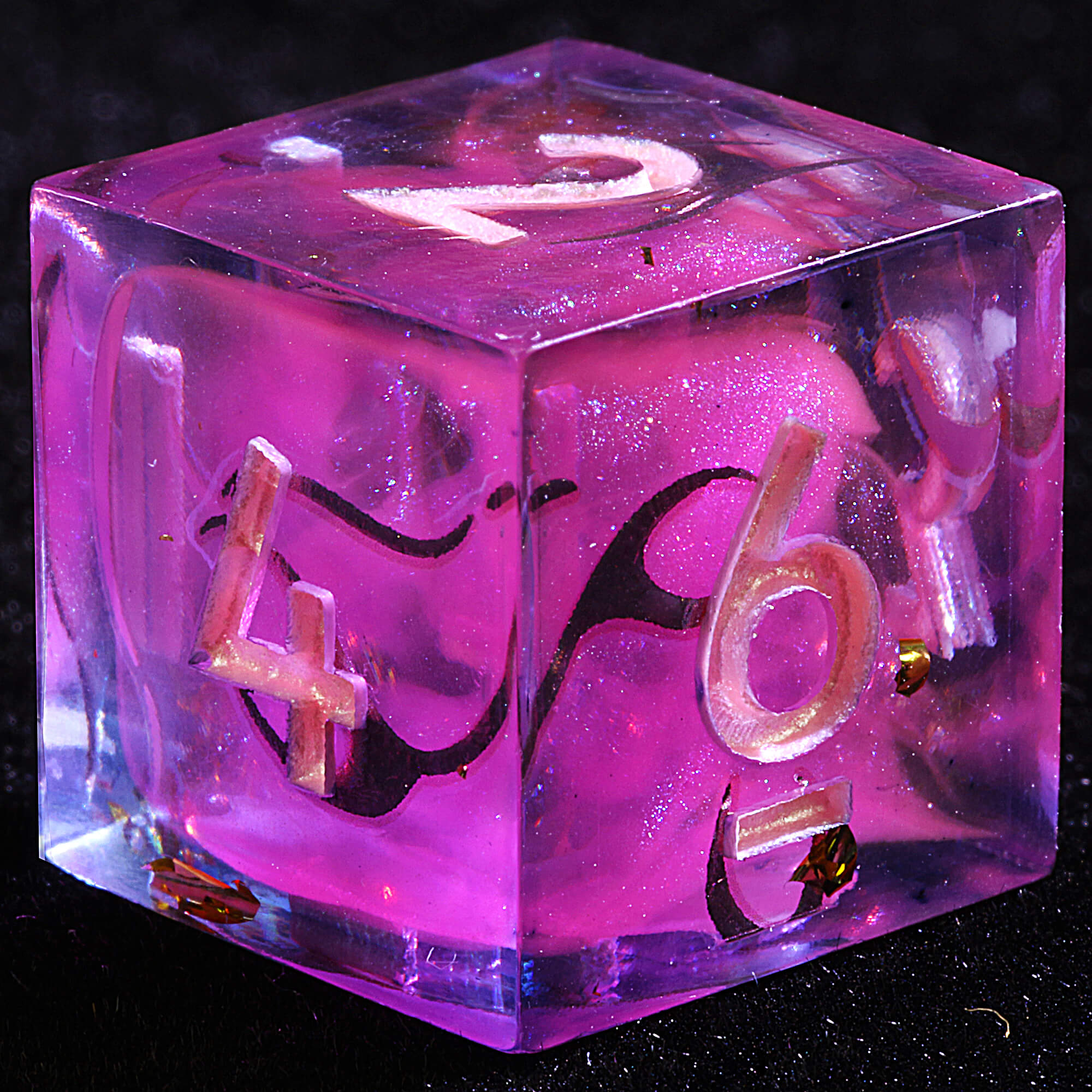 9 Polyhedral Resin Dice DD Sets Mist Blush - Dice of Dragons