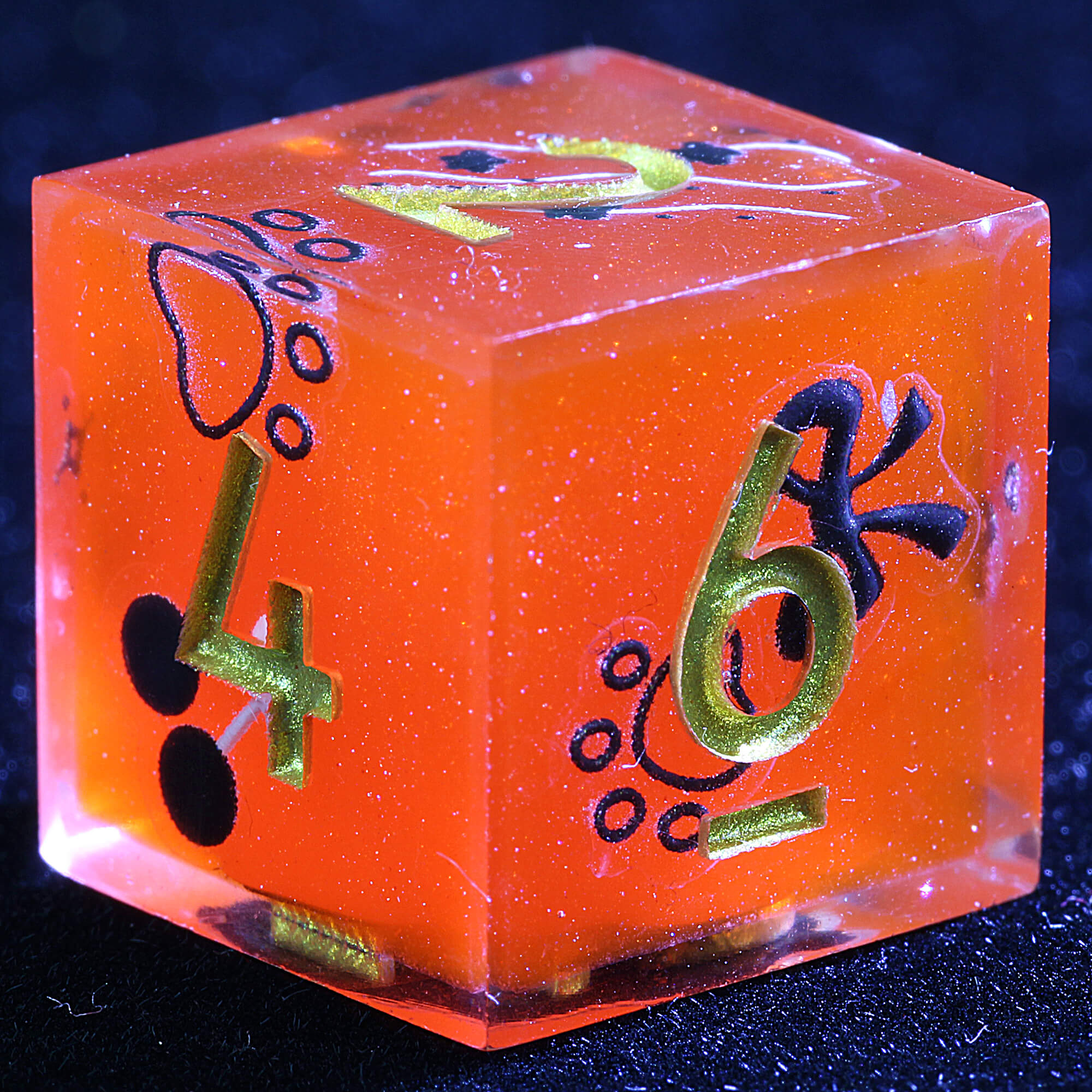 9 Polyhedral Resin Dice D&D Sets Crimson Paw - Dice of Dragons