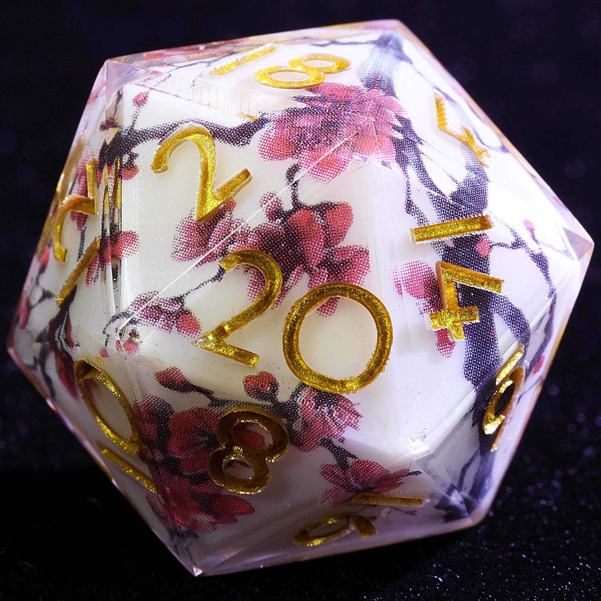 9 Polyhedral Resin D&D Sets of Dice Cold Plum - Dice of Dragons