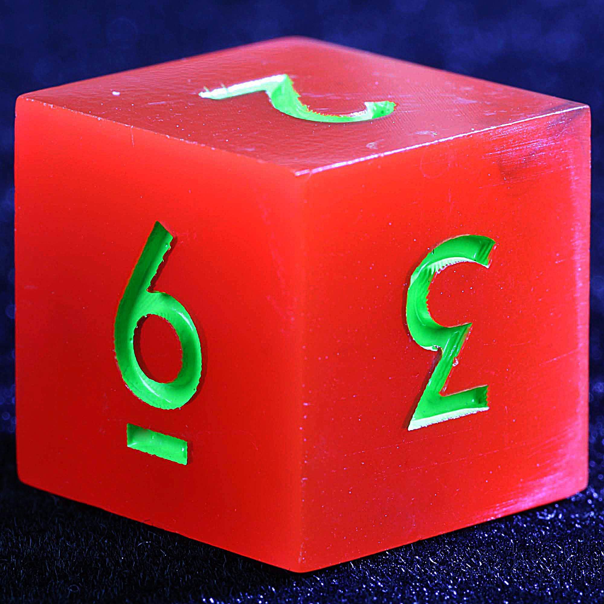 9 Polyhedral Resin DnD Sets Dice Red