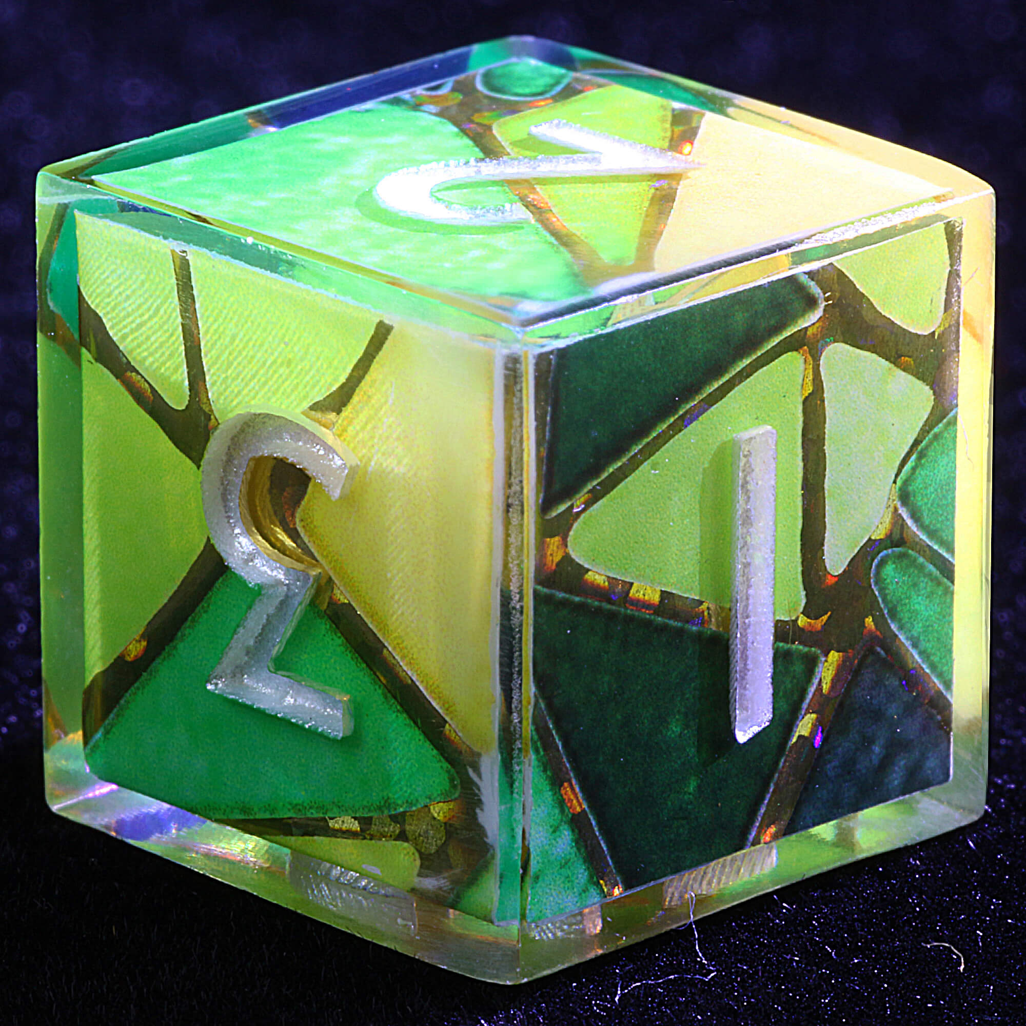 9 Polyhedral Resin DnD Set of Dice Shardbound - Dice of Dragons