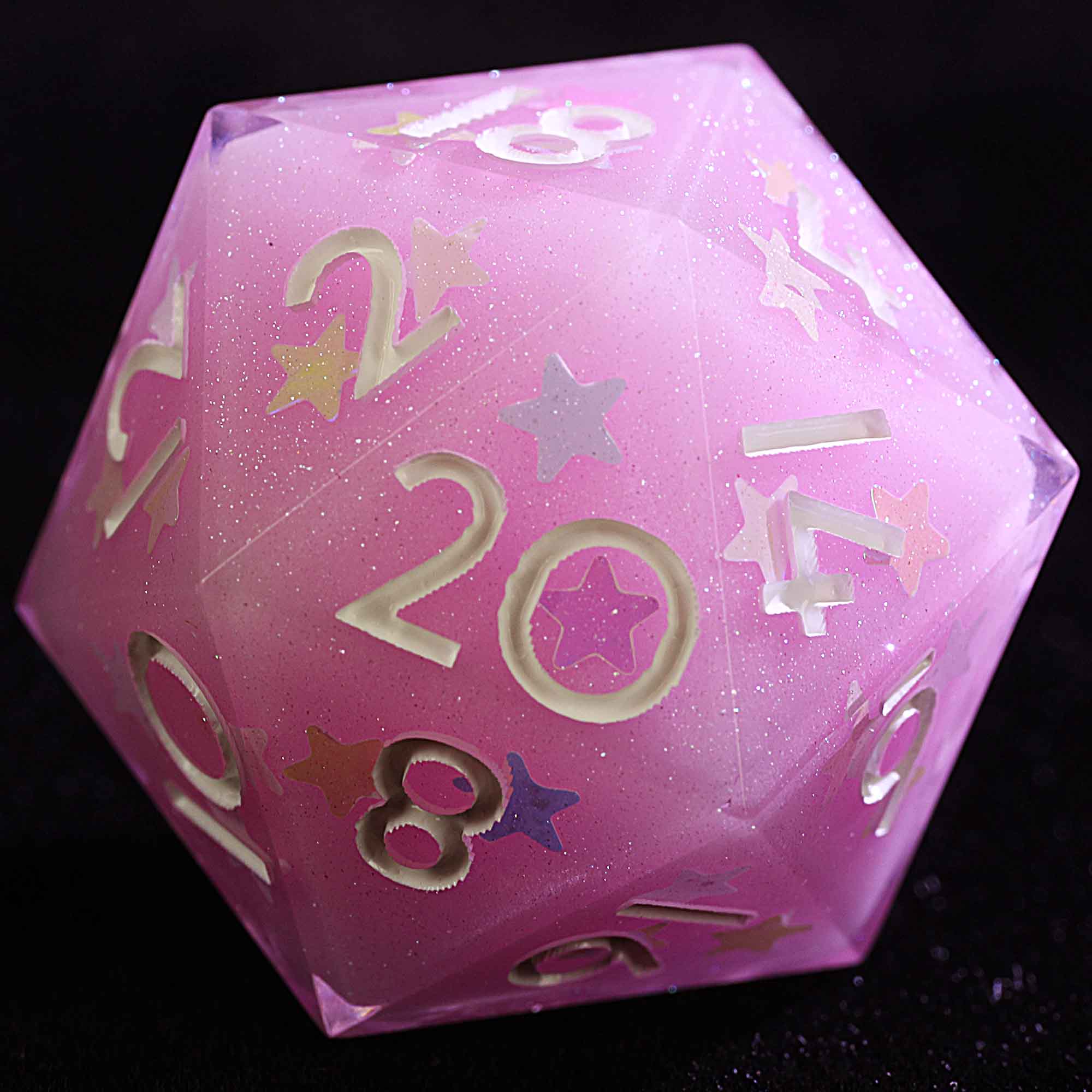 9 Polyhedral Resin DnD Dice Set Macaron Starfall - Dice of Dragons