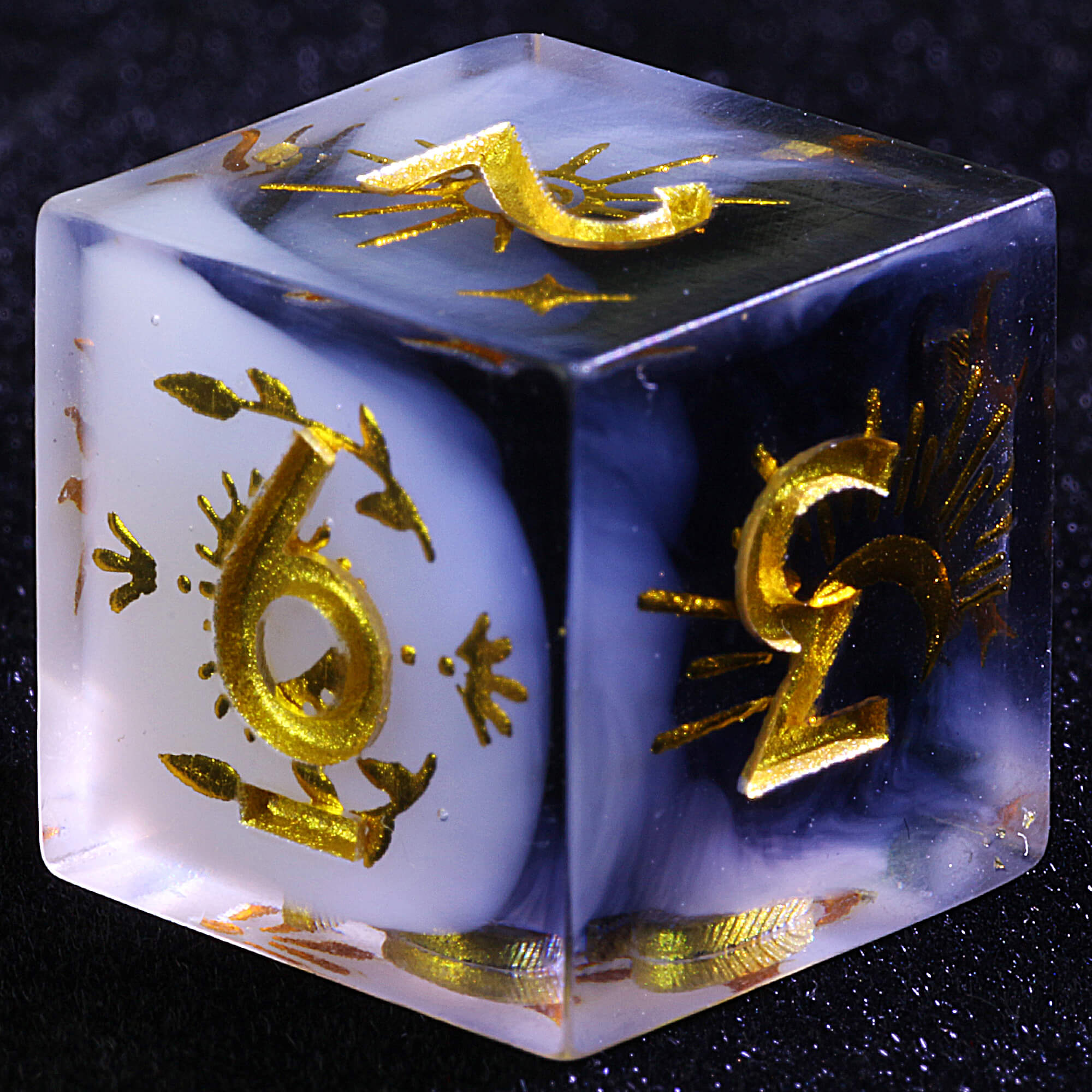9 Polyhedral Resin D&D Dice Sets Holy Radiance