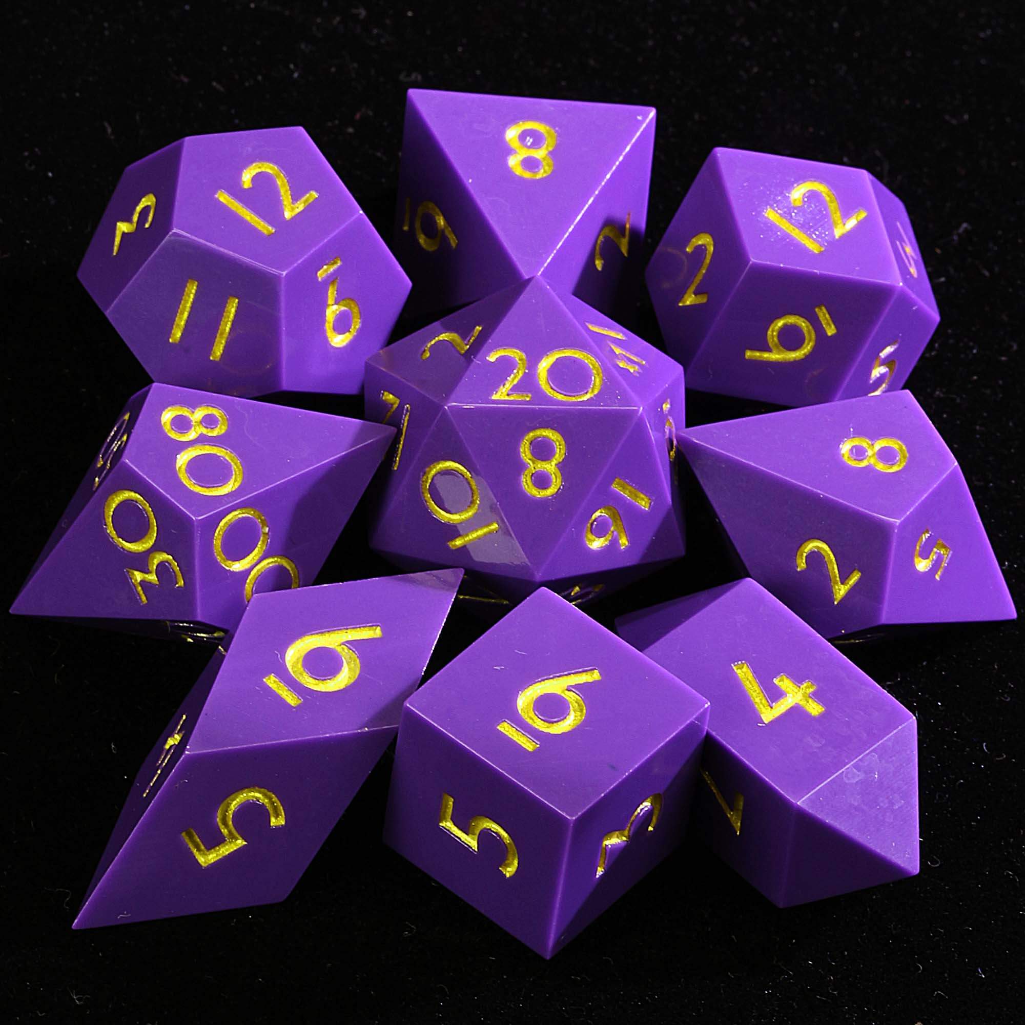 9 Polyhedral Resin Set D and D Dice Deep Sea Sigil - Dice of Dragons