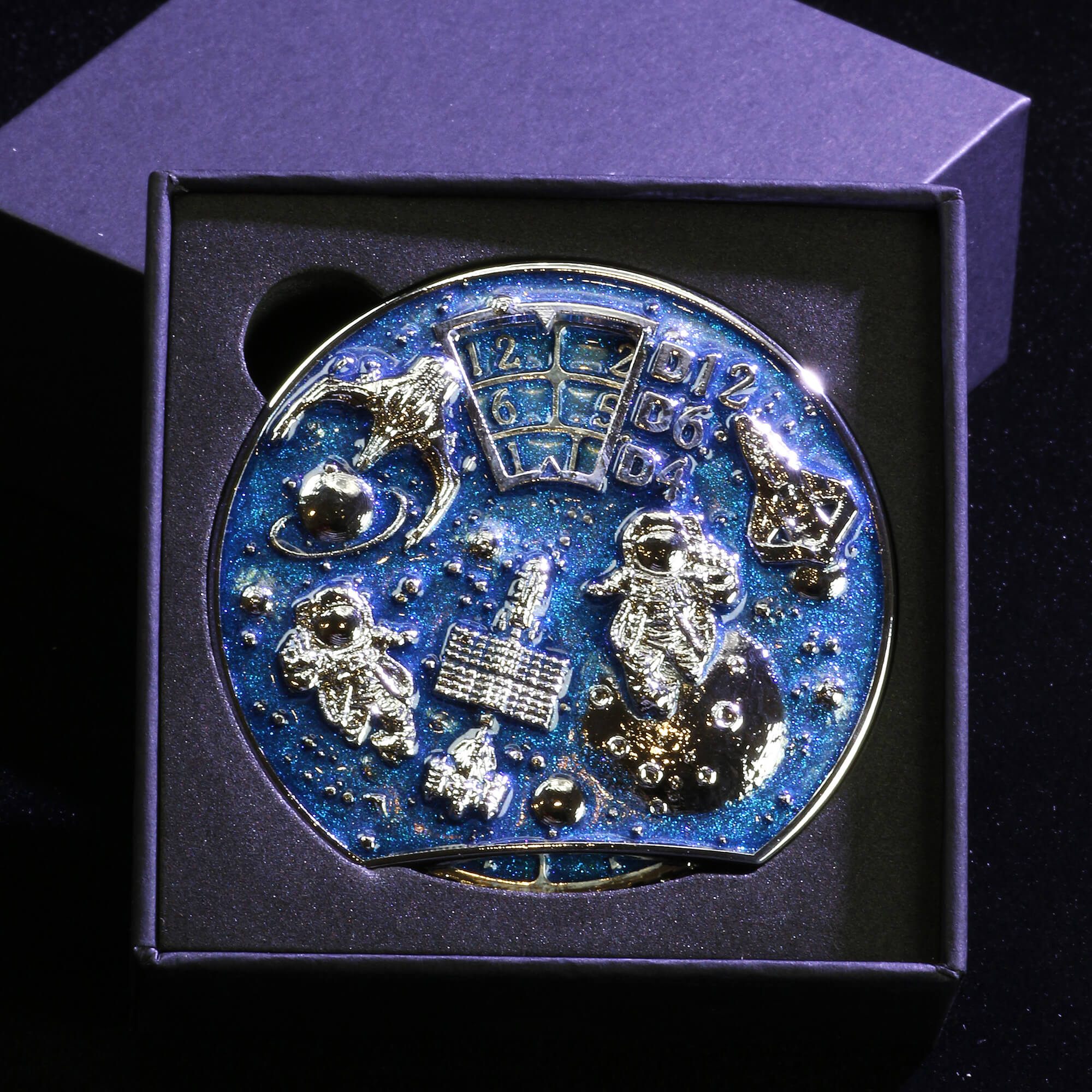 Astronaut 7 in 1 Roulette Metal DND Dice Fidget Spinner Gyroid Dice - Dice of Dragons