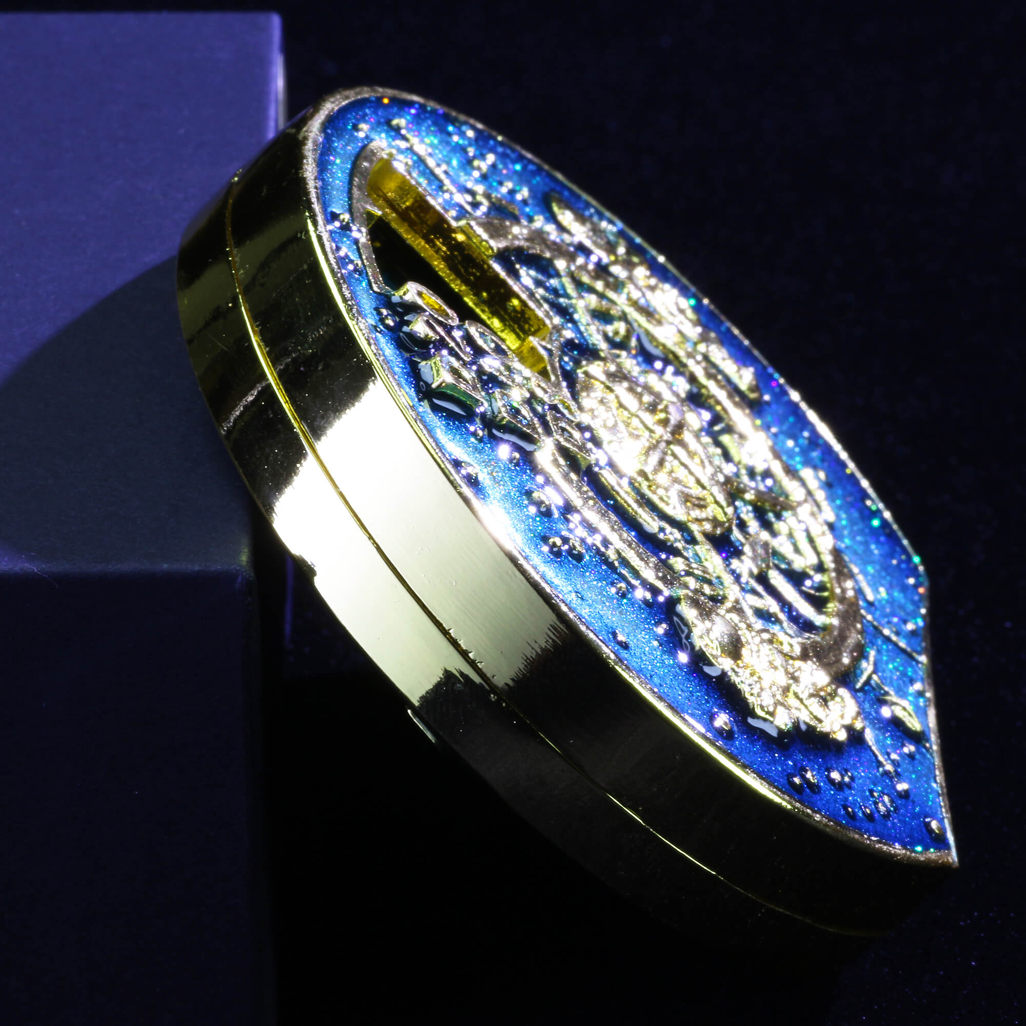 Astronaut 7 in 1 Roulette Metal DND Dice Fidget Spinner Gyroid Dice - Dice of Dragons