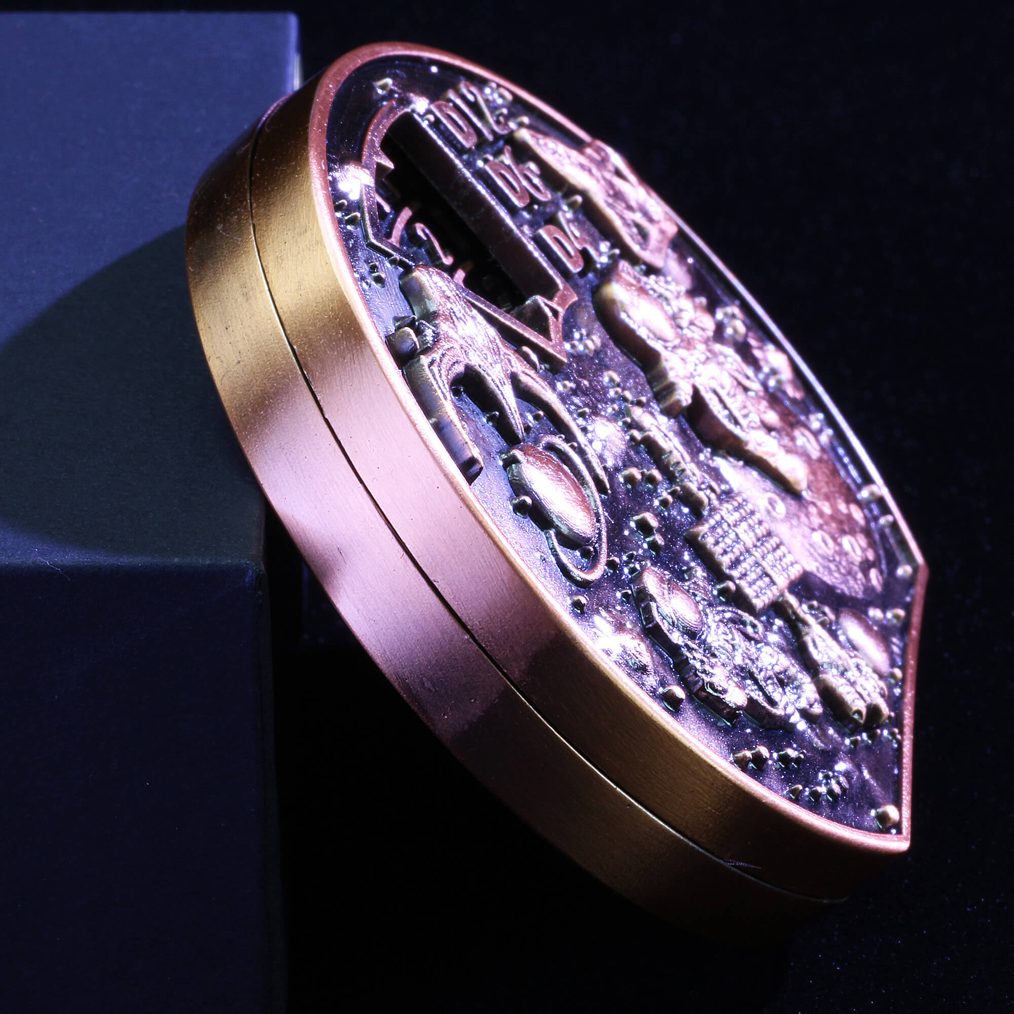 Astronaut 7 in 1 Roulette Metal DND Dice Fidget Spinner Gyroid Dice - Dice of Dragons