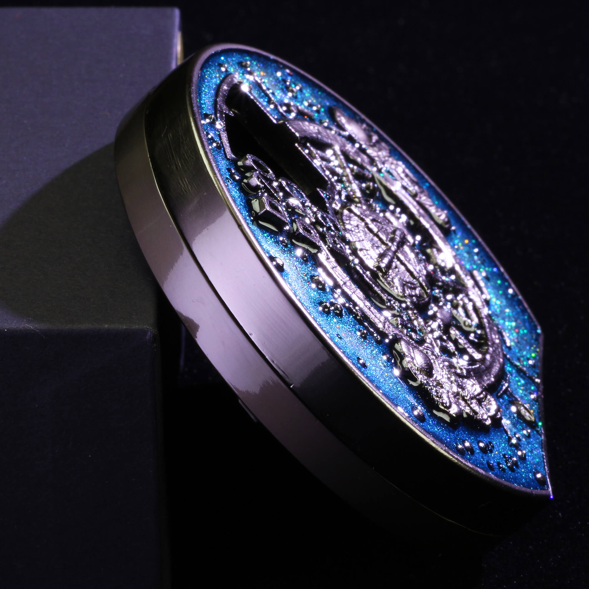 Astronaut 7 in 1 Roulette Metal DND Dice Fidget Spinner Gyroid Dice - Dice of Dragons