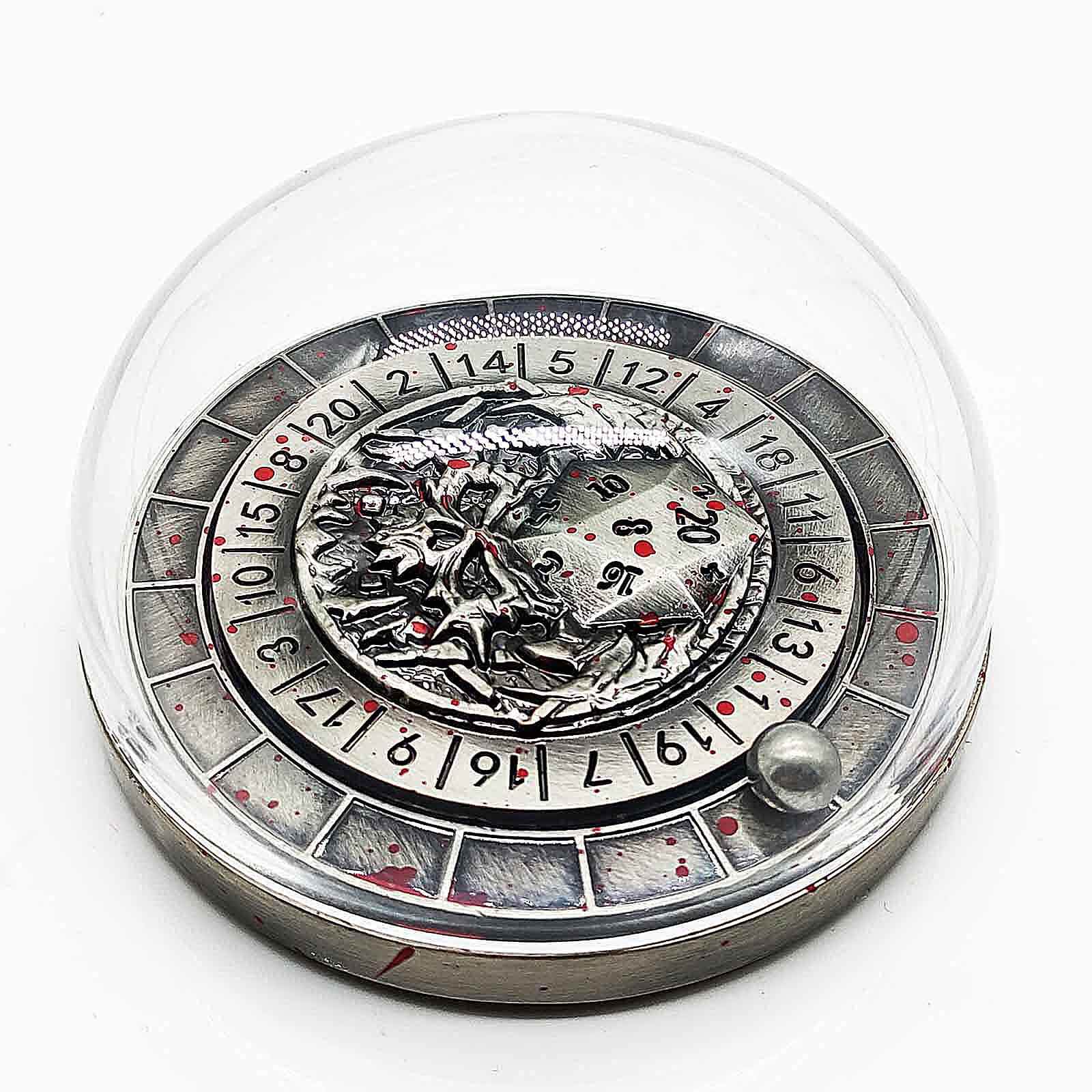 Ball Bearing Metal DnD Roulette Wheel Dice D20 - Dice of Dragons