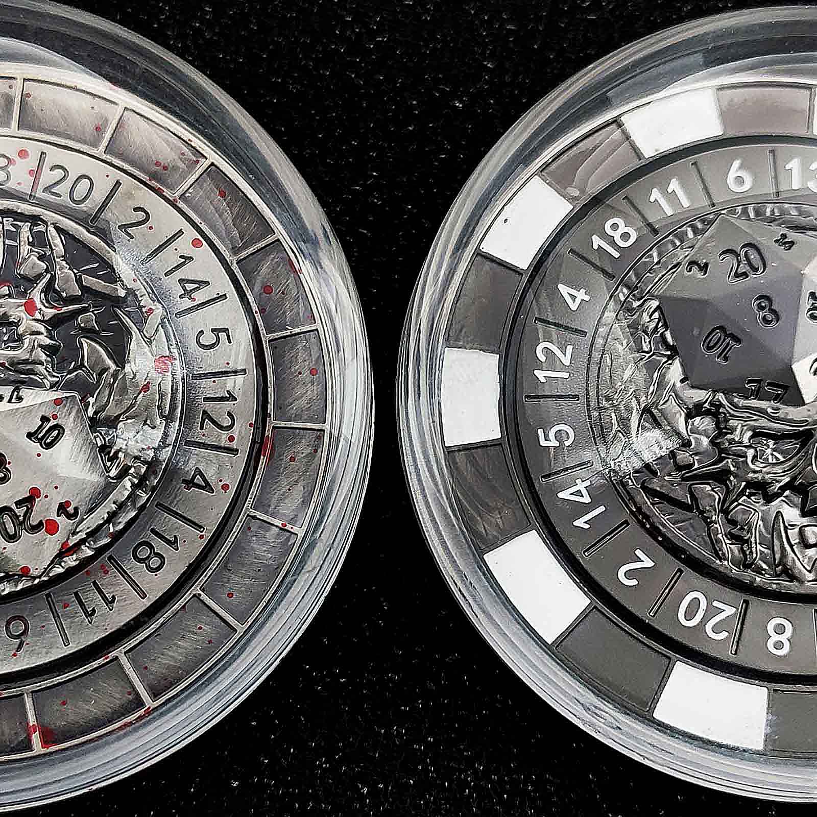 Ball Bearing Metal DnD Roulette Wheel Dice D20 - Dice of Dragons