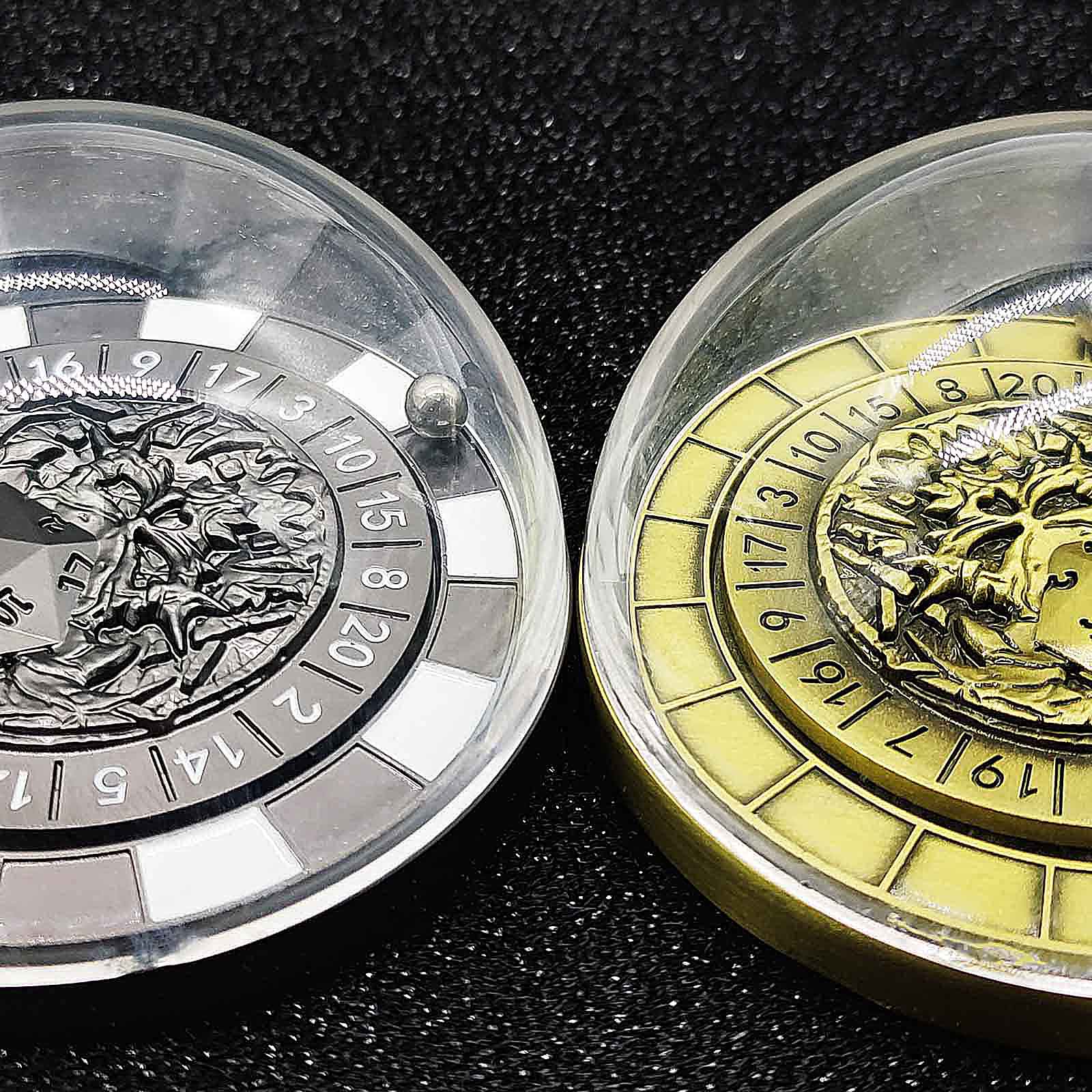 Ball Bearing Metal DnD Roulette Wheel Dice D20 - Dice of Dragons