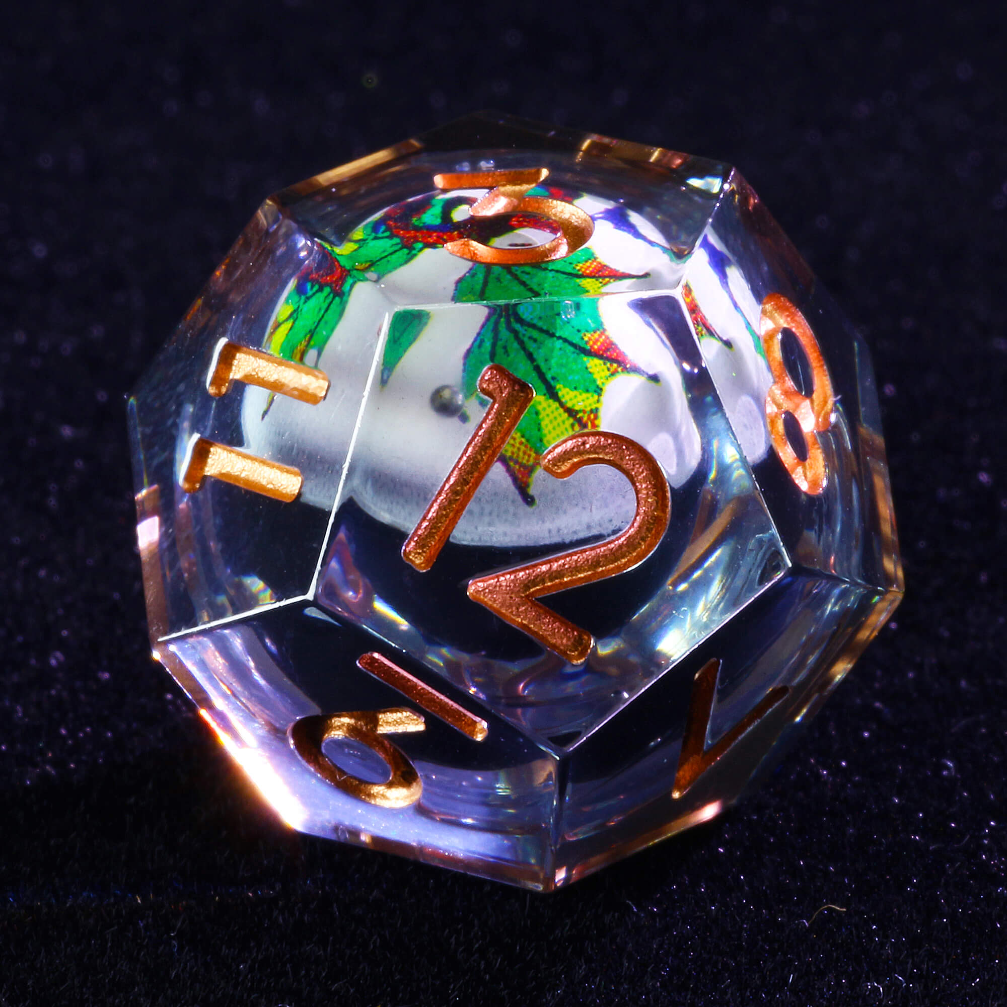 Cool 7 Polyhedral Dragon Liquid Core DD Dice Sets - Dice of Dragons