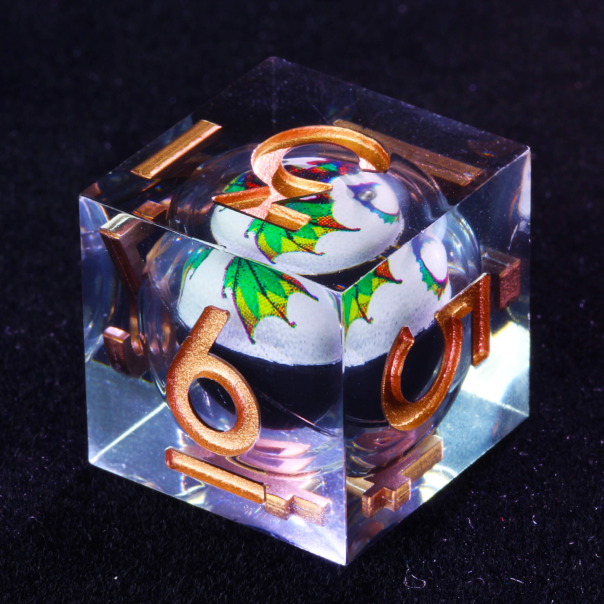 Cool 7 Polyhedral Dragon Liquid Core DD Dice Sets - Dice of Dragons