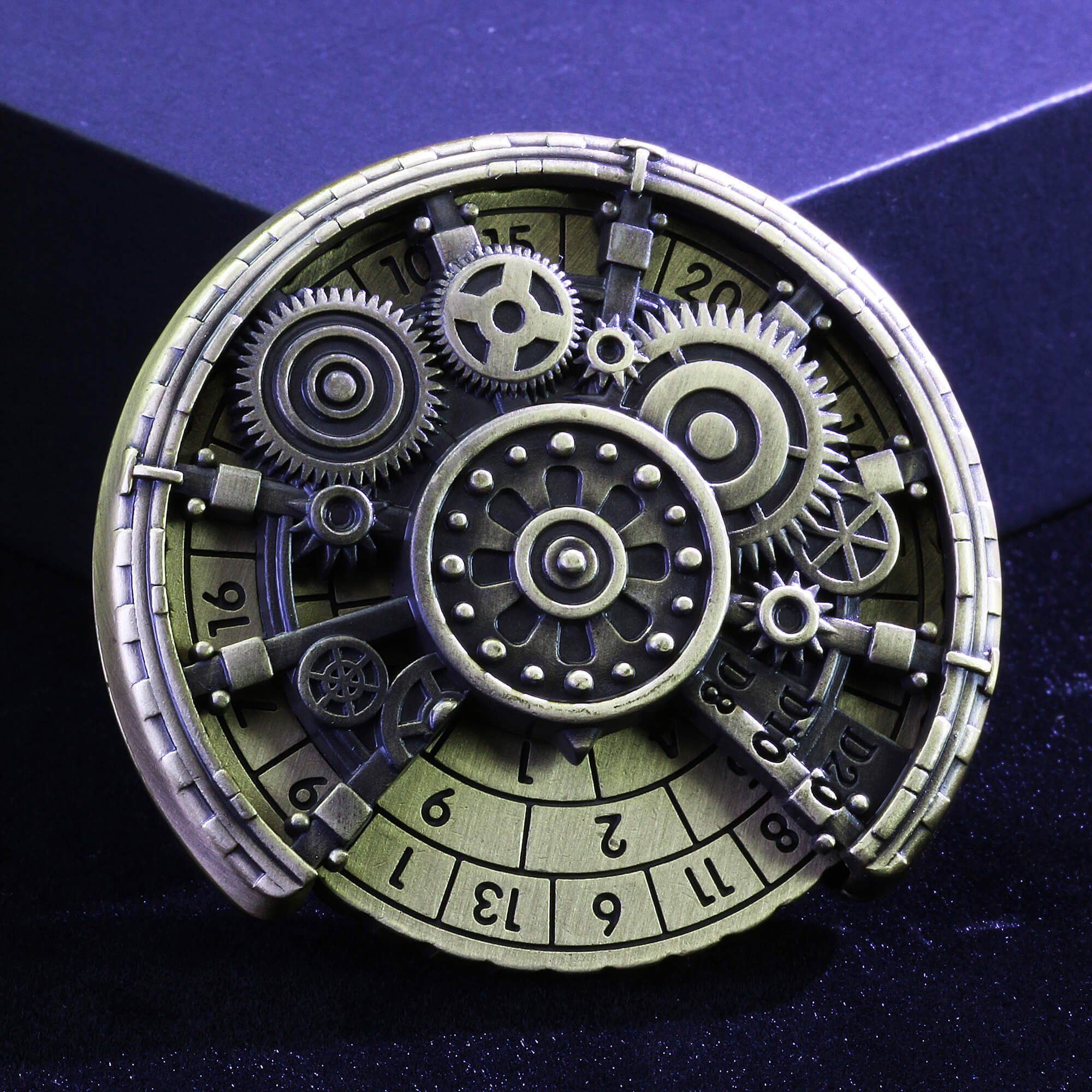 gear spinner Destiny Gear 7 in 1 Roulette Metal DND Dice Fidget Spinner Gyroid Dice