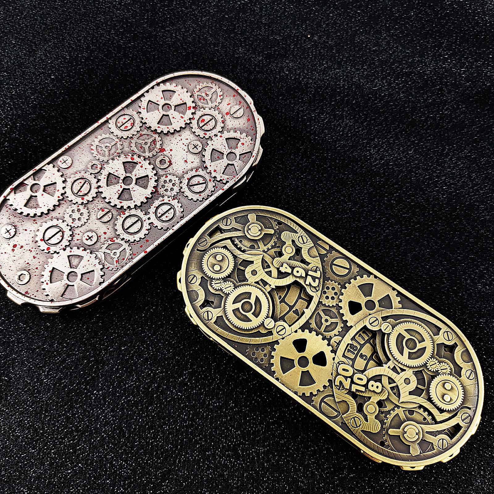 Double Roulette Metal DND Dice Fidget Spinner Gyroid Dice - Dice of Dragons