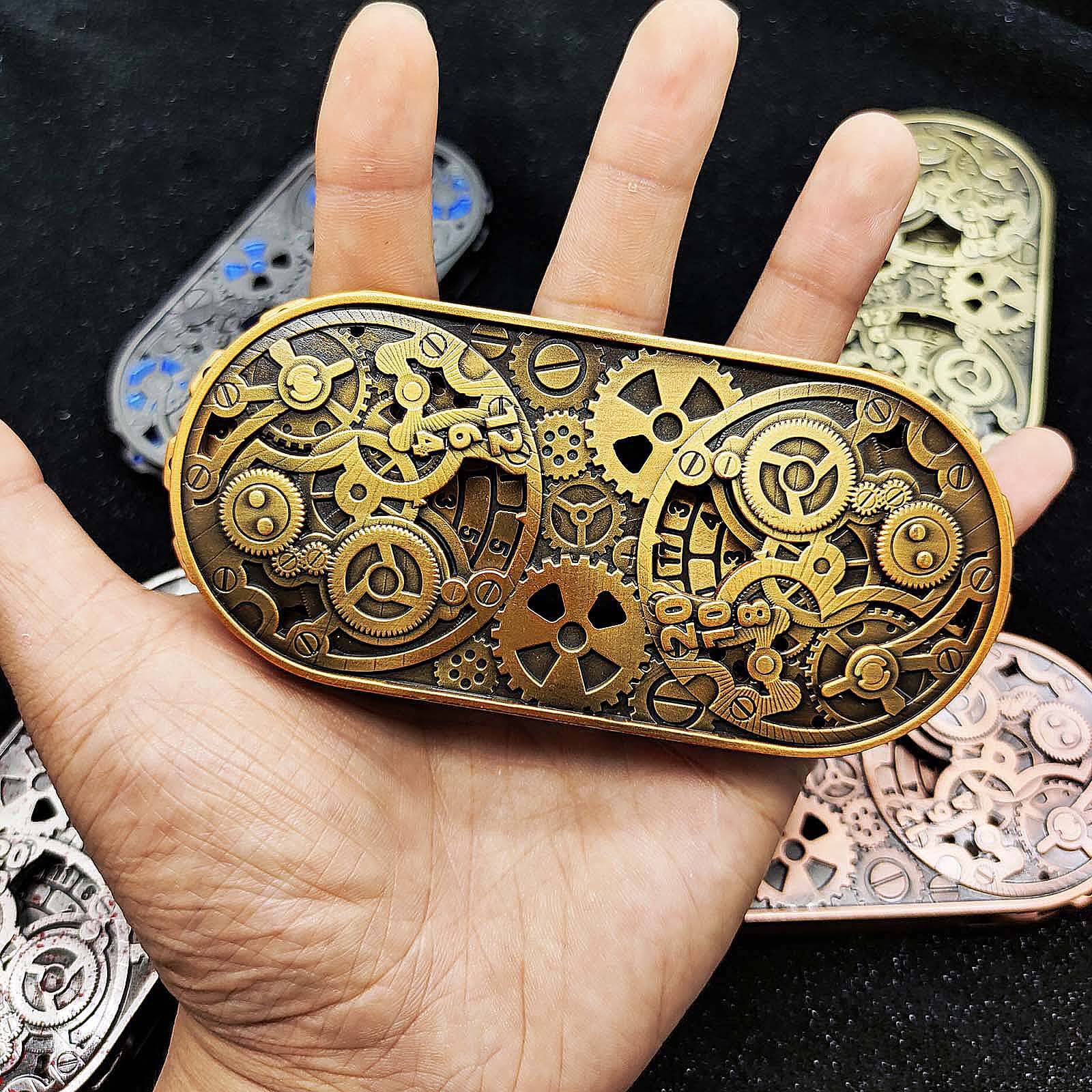 Double Roulette Metal DND Dice Fidget Spinner Gyroid Dice - Dice of Dragons