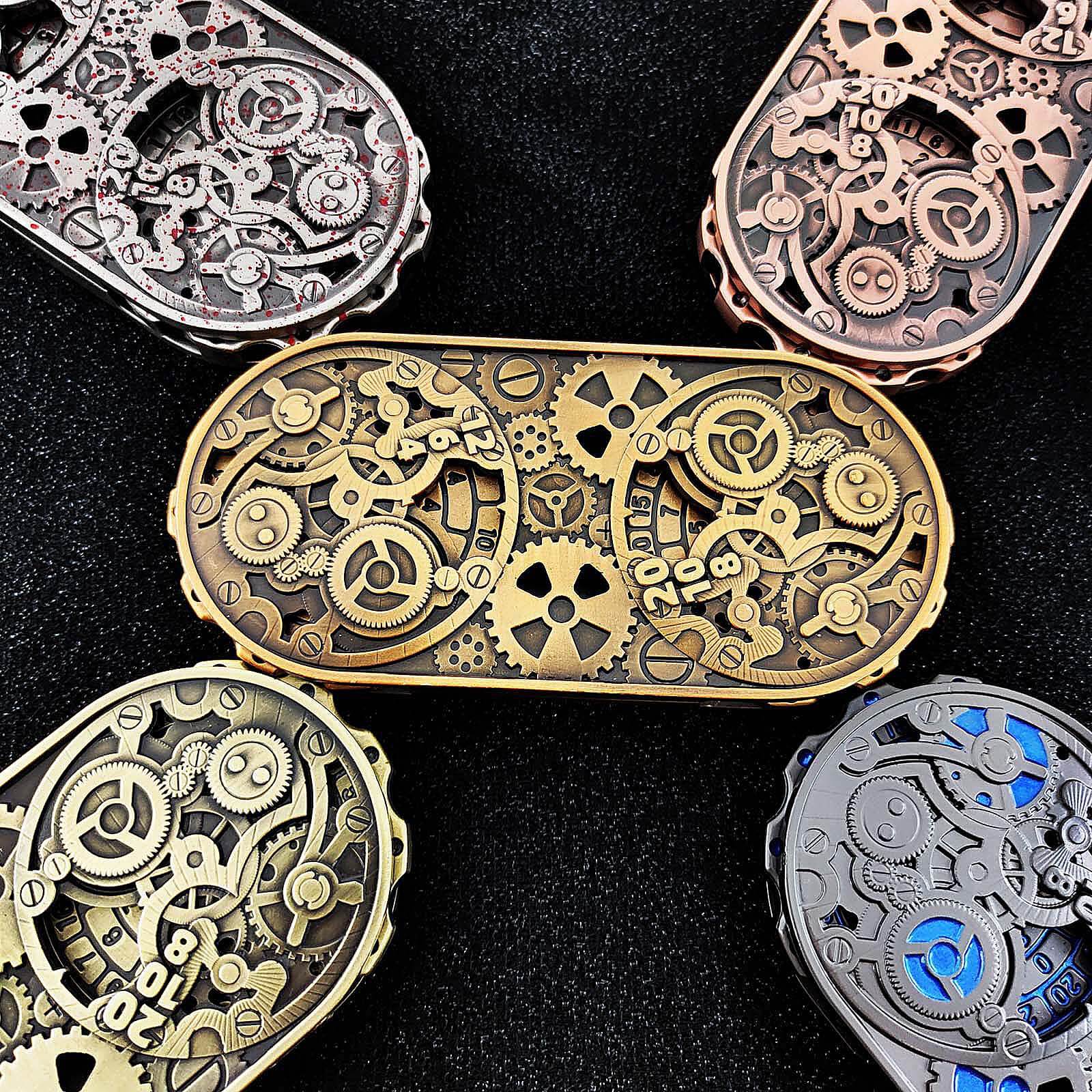 Double Roulette Metal DND Dice Fidget Spinner Gyroid Dice - Dice of Dragons