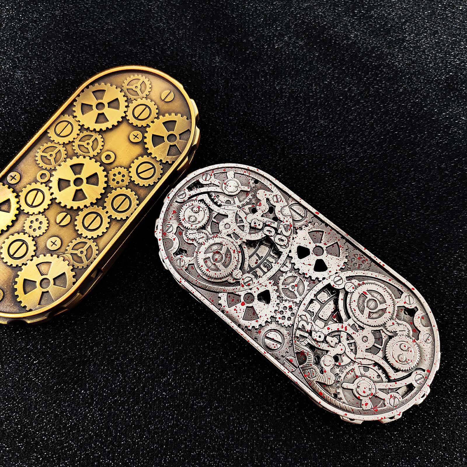 Double Roulette Metal DND Dice Fidget Spinner Gyroid Dice - Dice of Dragons