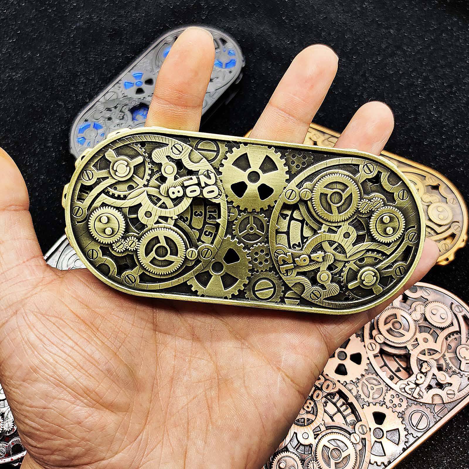 Double Roulette Metal DND Dice Fidget Spinner Gyroid Dice - Dice of Dragons