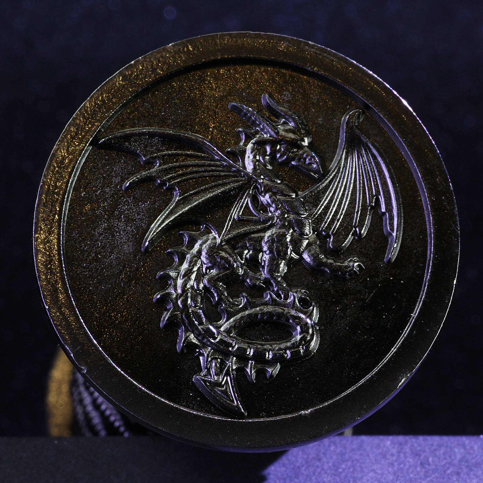 Dragon 7 in 1 Tower Spinning Metal Dice DnD - Dice of Dragons