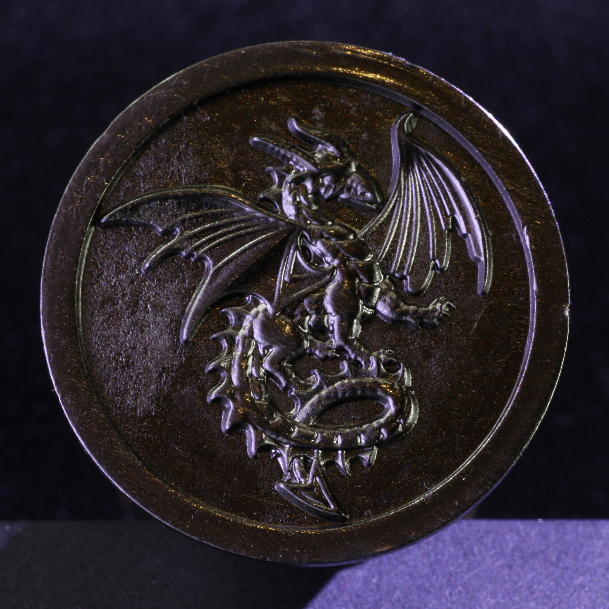 Dragon 7 in 1 Tower Spinning Metal Dice DnD - Dice of Dragons