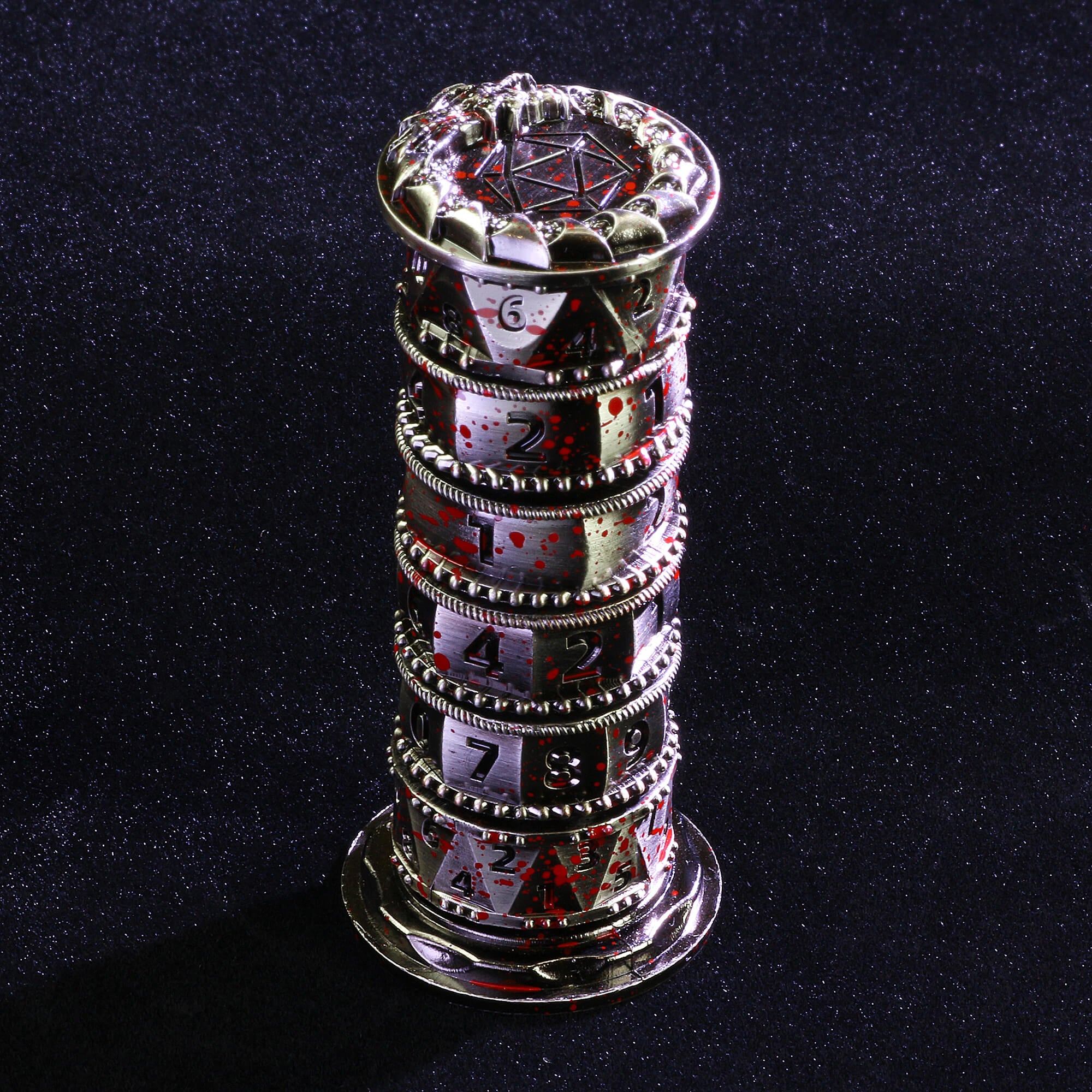 Dragon 7 in 1 Tower Spinning Metal Dice DnD - Dice of Dragons