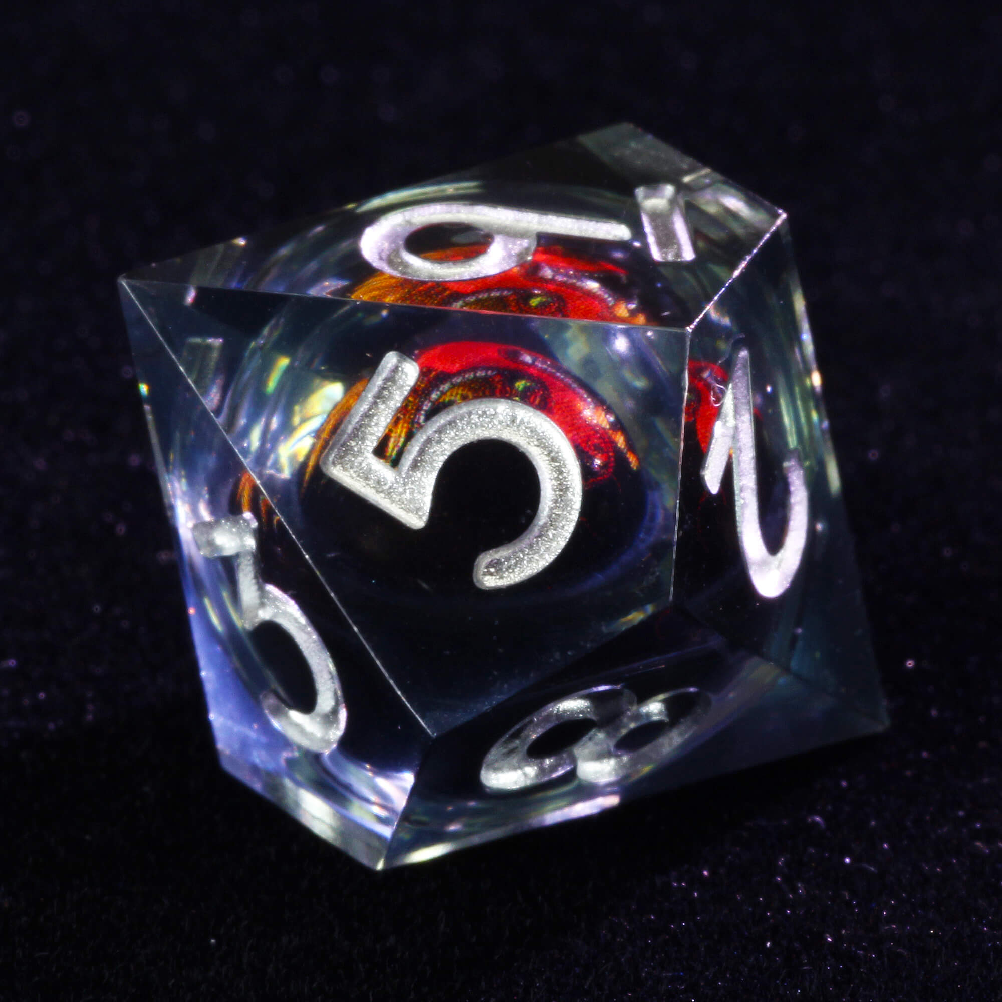 Gaming 7 Polyhedral Dragon Liquid Core DnD Dice Sets - Dice of Dragons