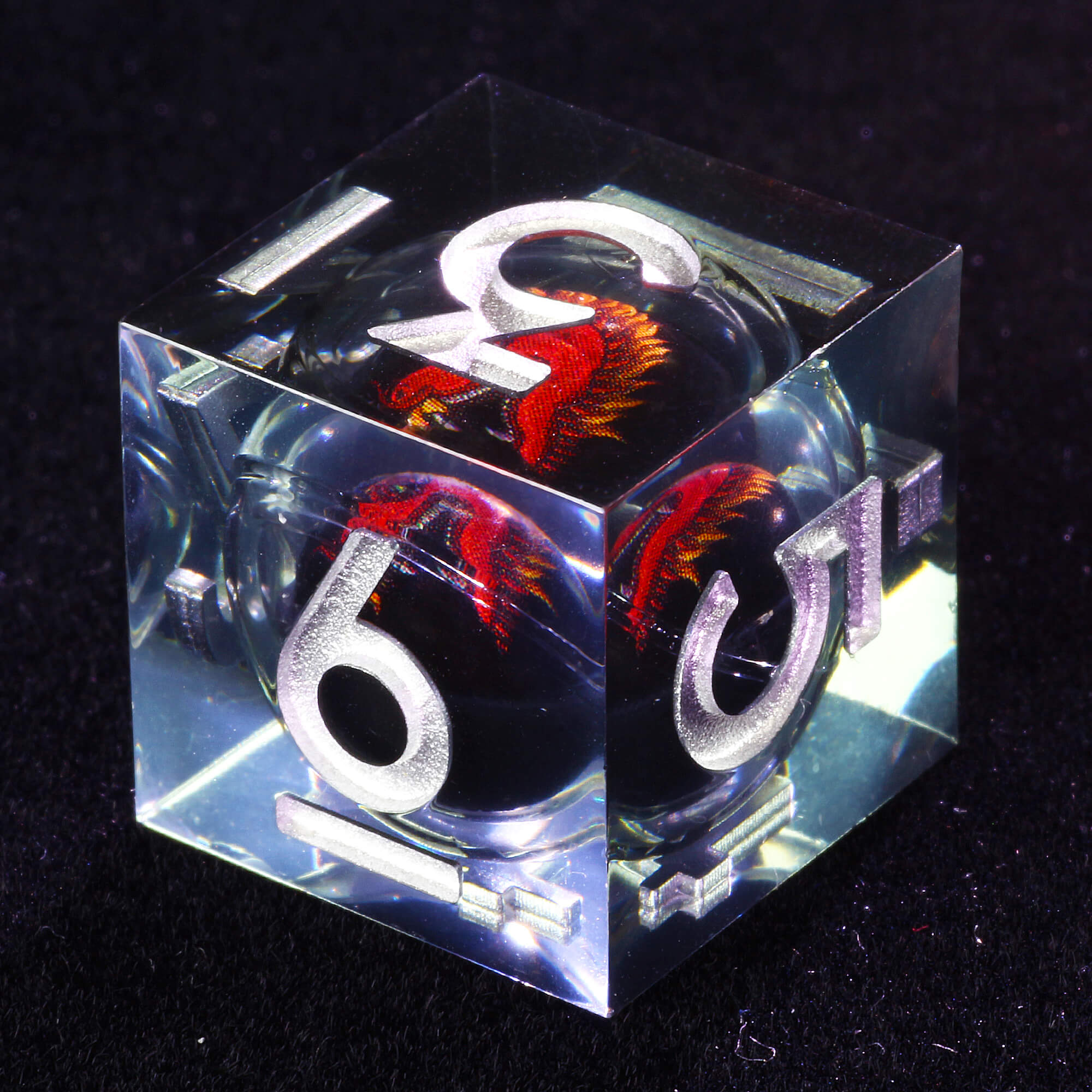 Gaming 7 Polyhedral Dragon Liquid Core DnD Dice Sets - Dice of Dragons