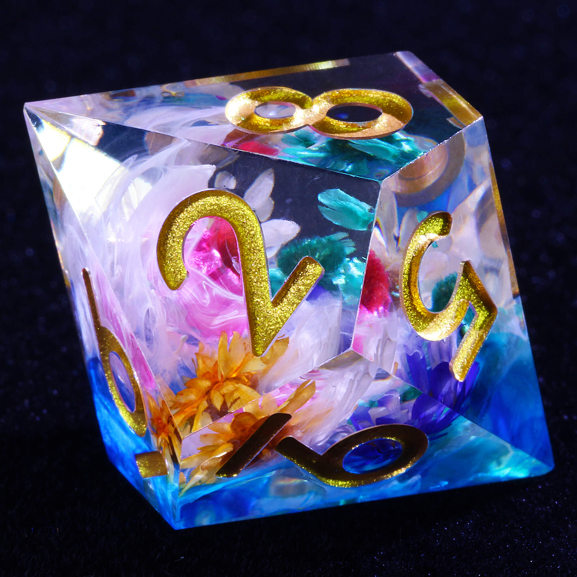 Polyhedral Cool Flower Dice Sets DD - Dice of Dragons