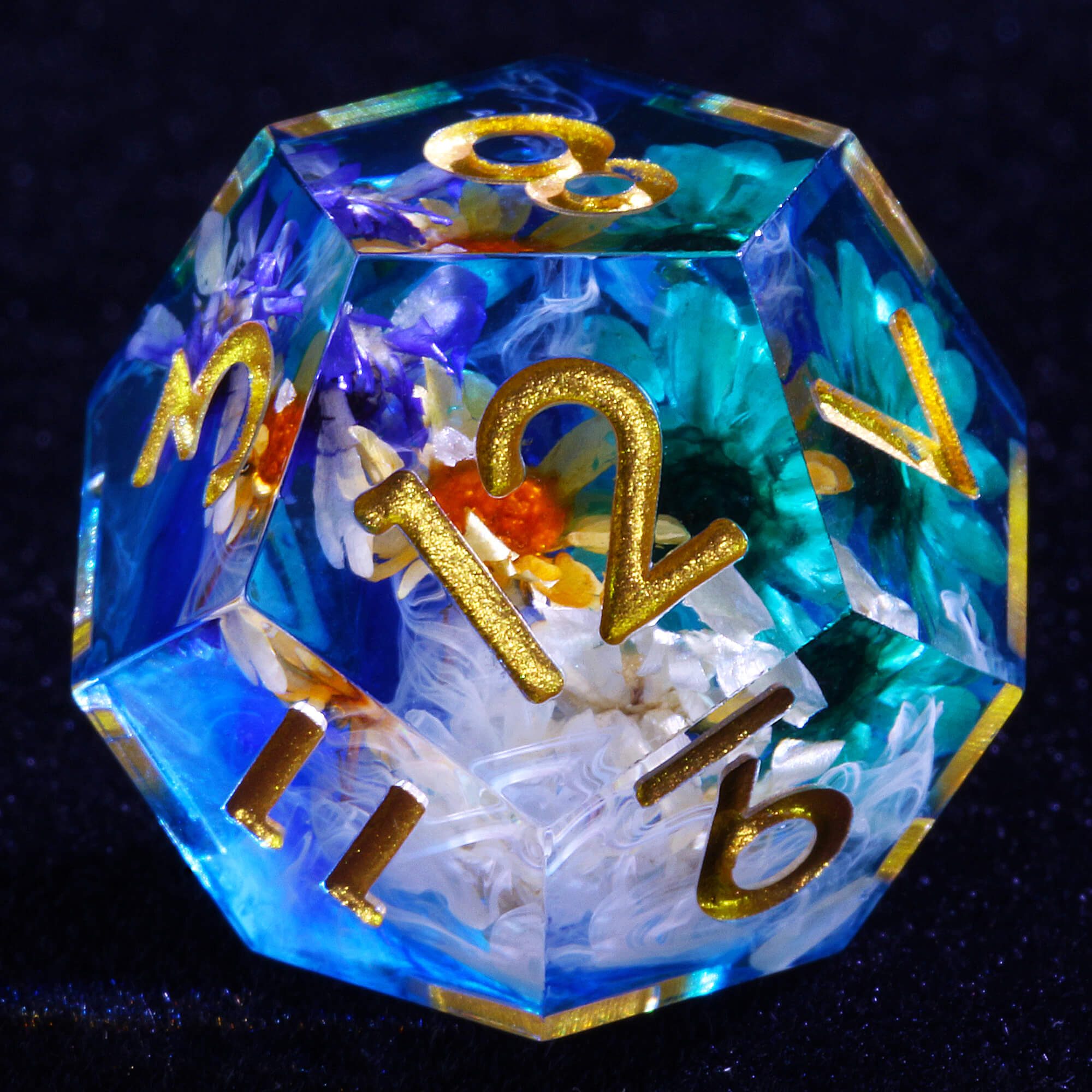 Polyhedral Cool Flower Dice Sets DD - Dice of Dragons