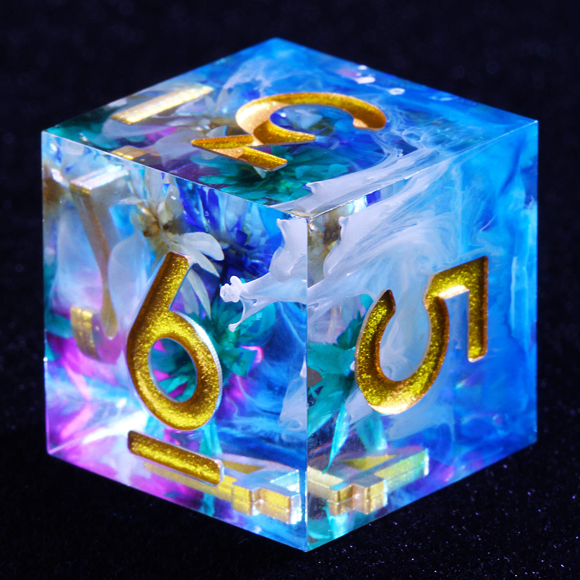 Polyhedral Cool Flower Dice Sets DD - Dice of Dragons