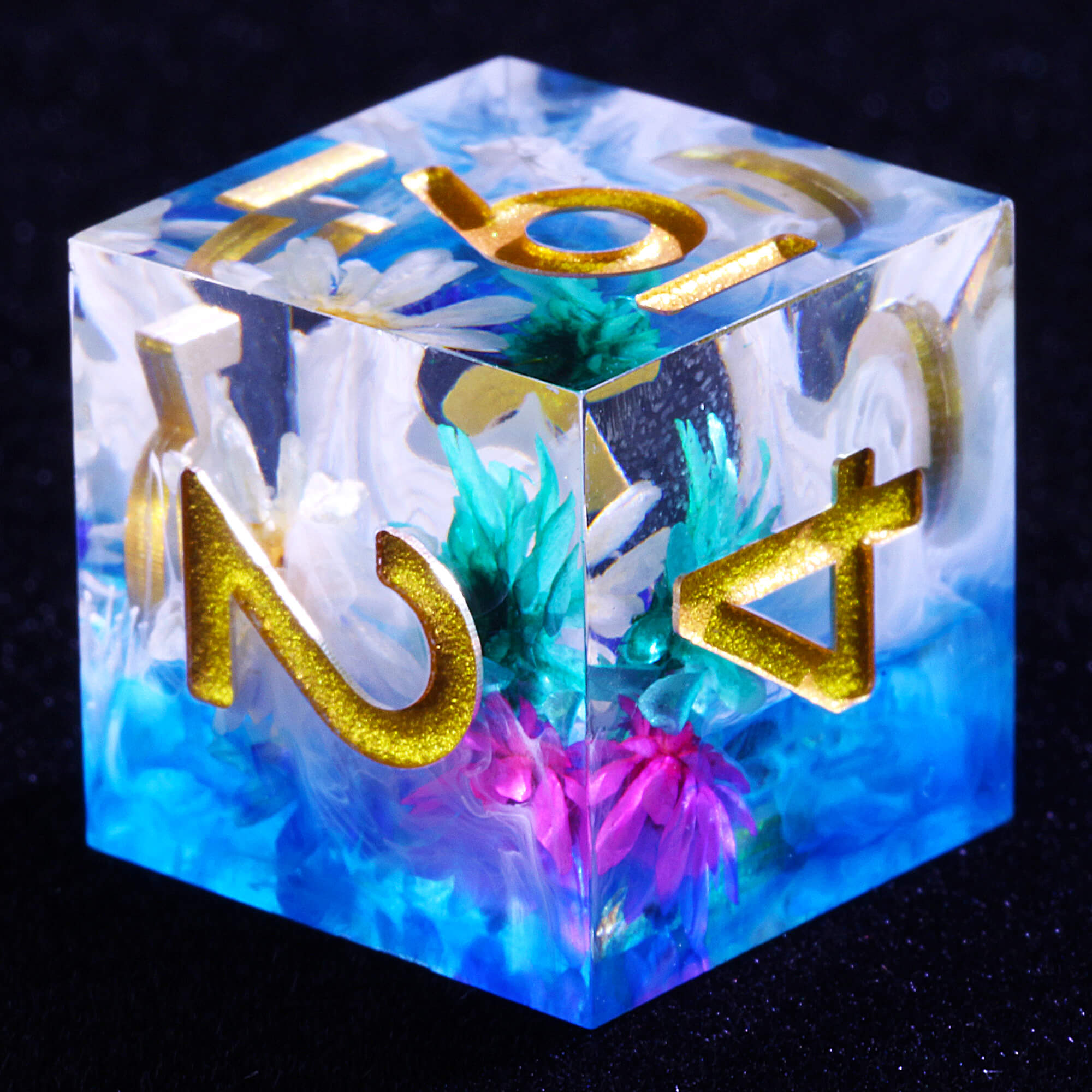 Polyhedral Cool Flower Dice Sets DD - Dice of Dragons