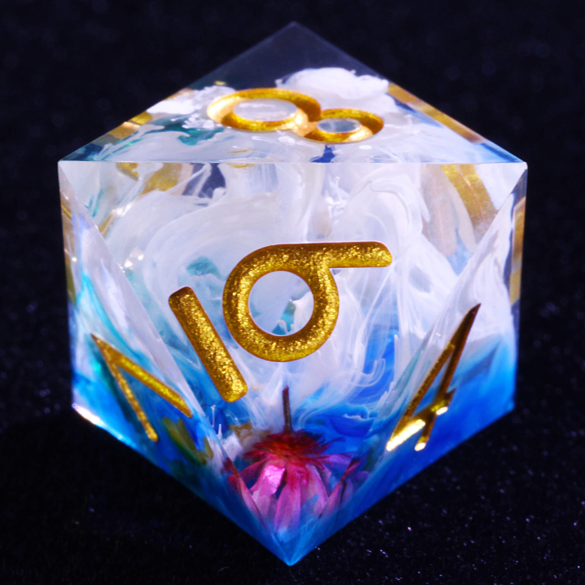 Polyhedral Cool Flower Dice Sets DD - Dice of Dragons