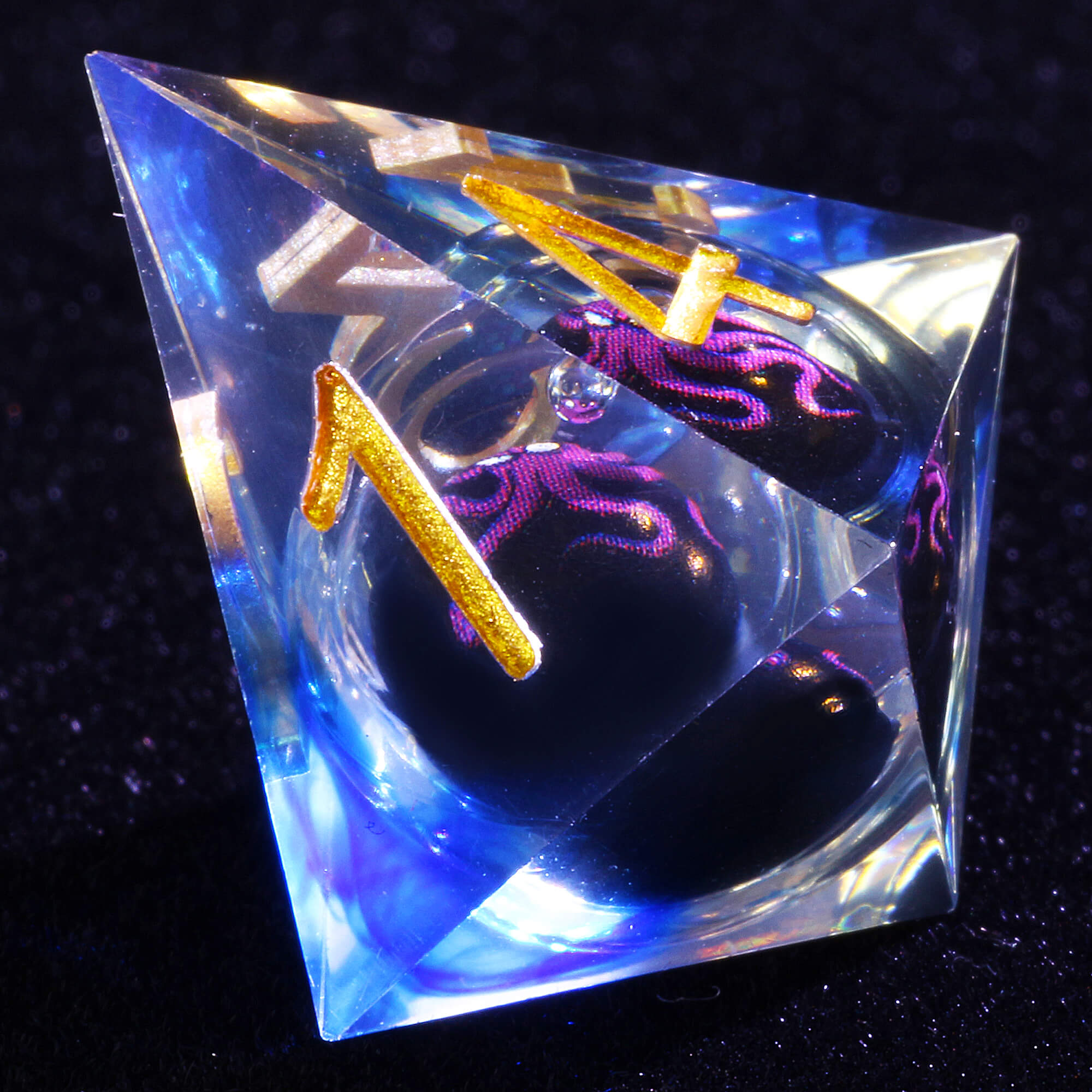 Polyhedral Cool Octopus Liquid Core DnD Set Dice - Dice of Dragons