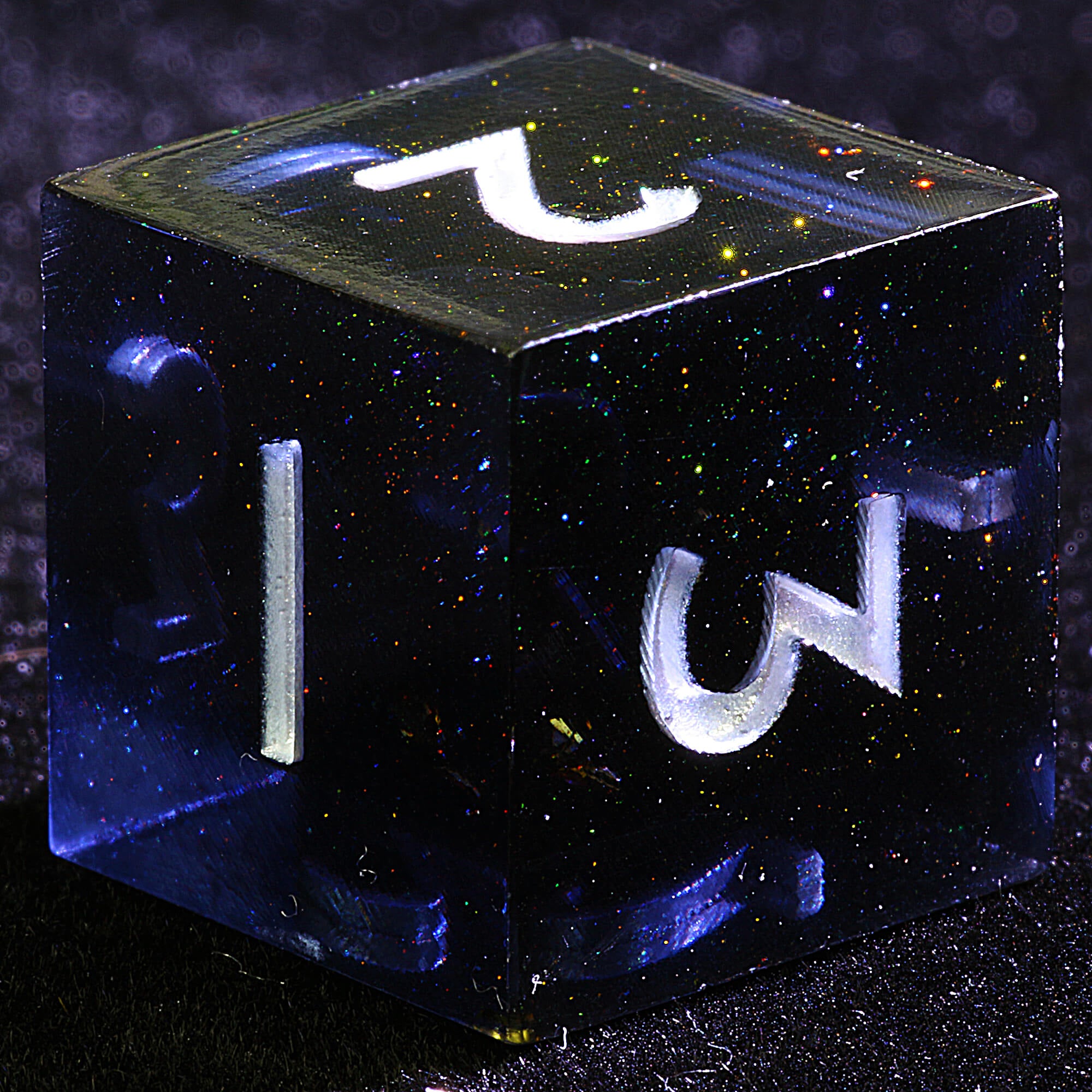 3 Polyhedral Resin 20 Sided D10 and 6 Sided D3 Sets Draw Steel Dice Void Constellation - Dice of Dragons