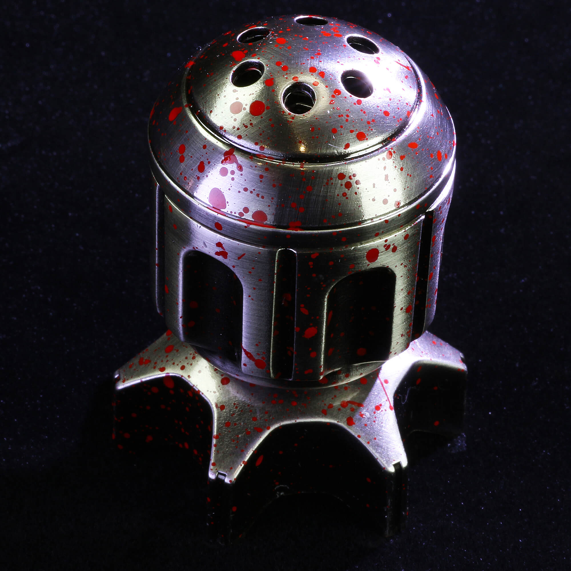 Spinning Rocket Metal Bullet Revolver Dice Set DnD - Dice of Dragons