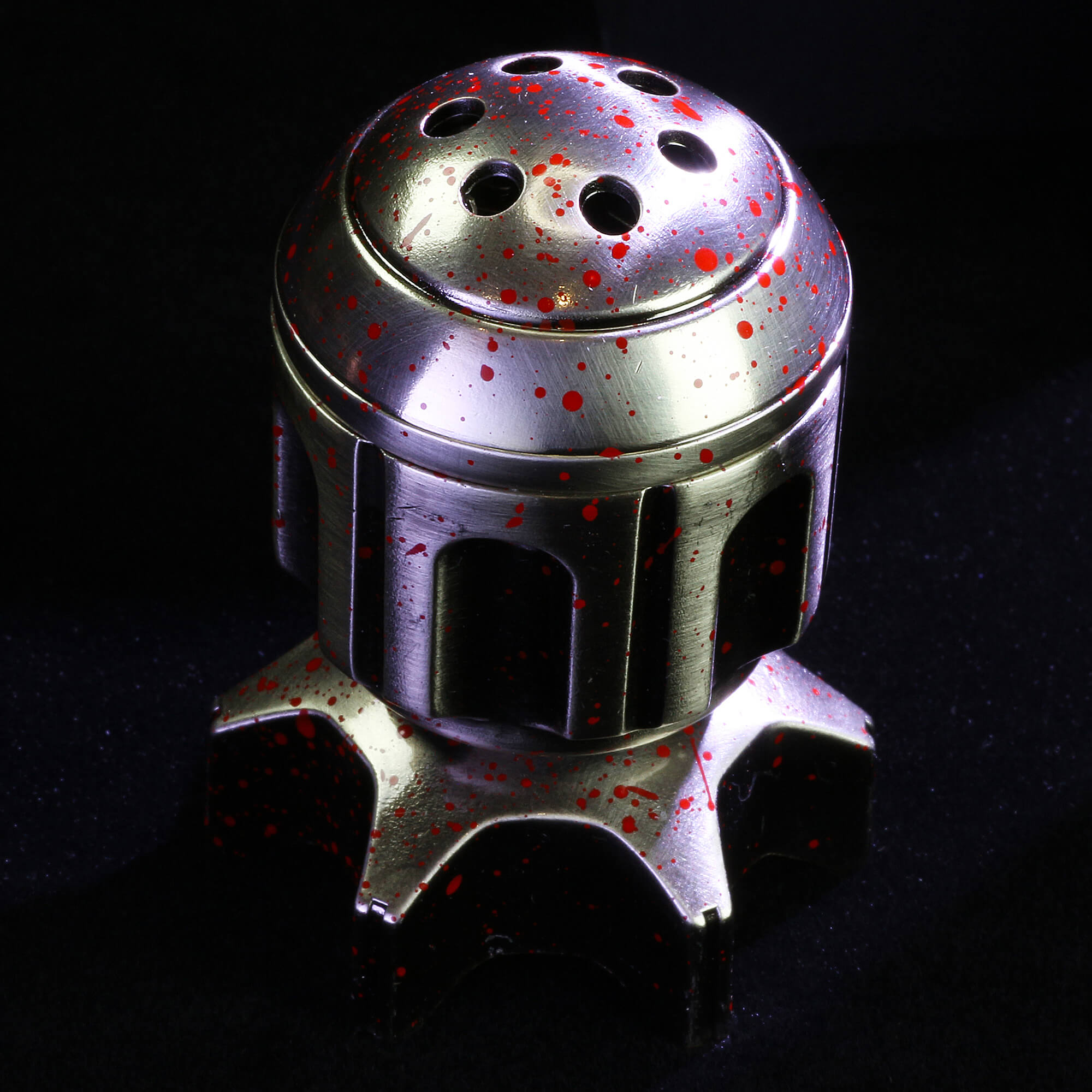 Spinning Rocket Metal Bullet Revolver Dice Set DnD - Dice of Dragons