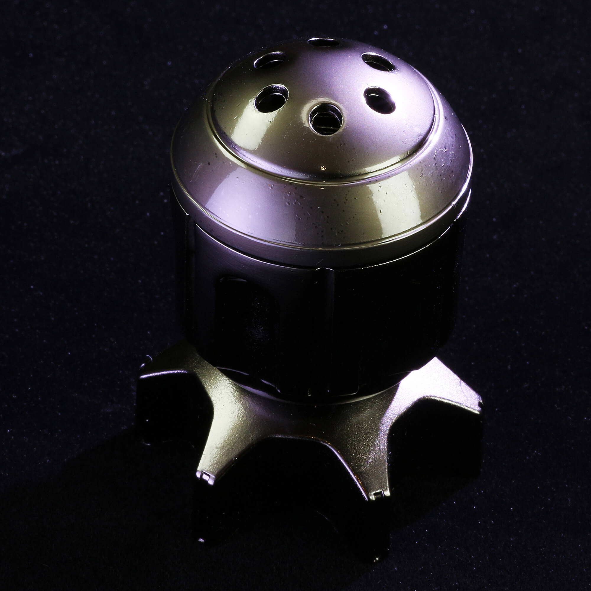 Spinning Rocket Metal Bullet Revolver Dice Set DnD - Dice of Dragons