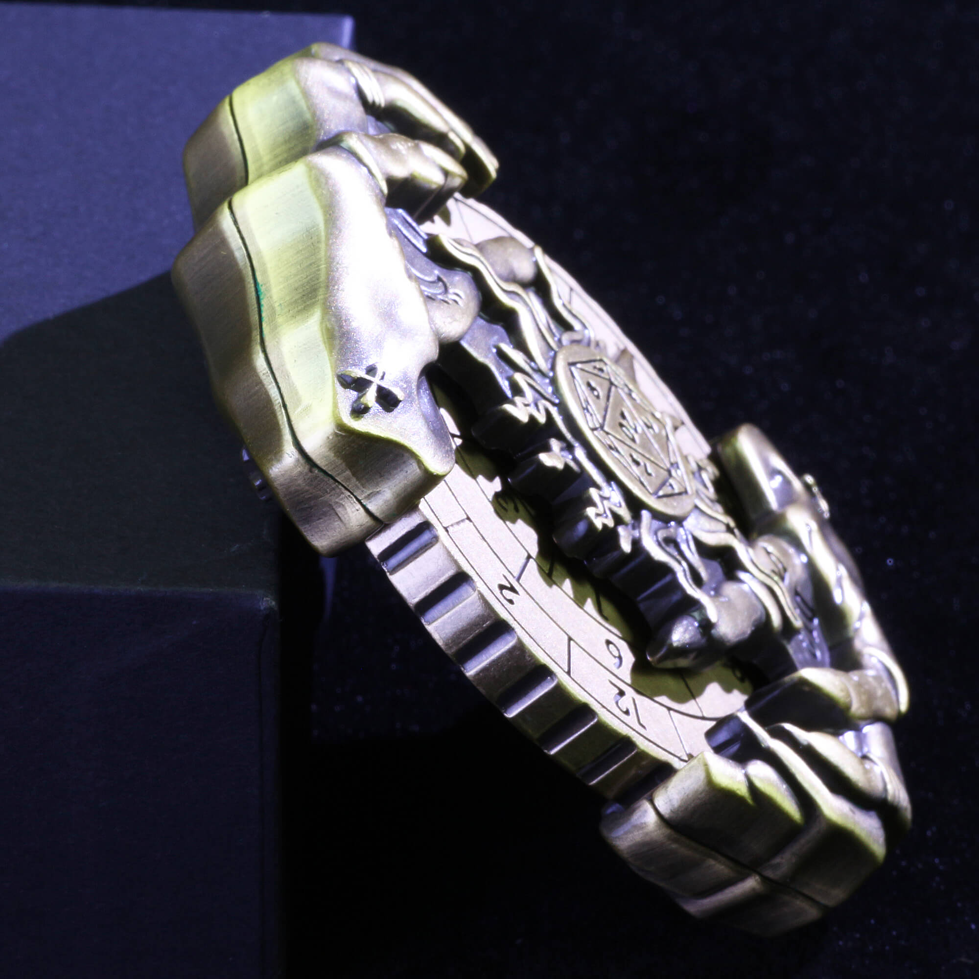 Wizard Hand 7 in 1 Roulette Metal DND Dice Fidget Spinner Gyroid Dice - Dice of Dragons