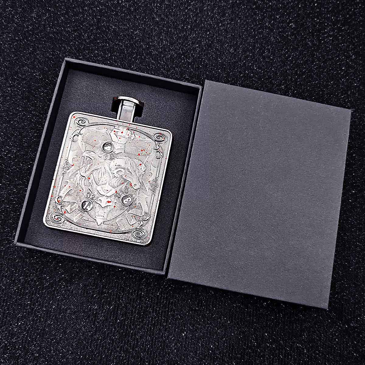 Wyvern 7 in 1 Button Presser Spinning D&D Metal Dice Bottle Roulette Game - Dice of Dragons