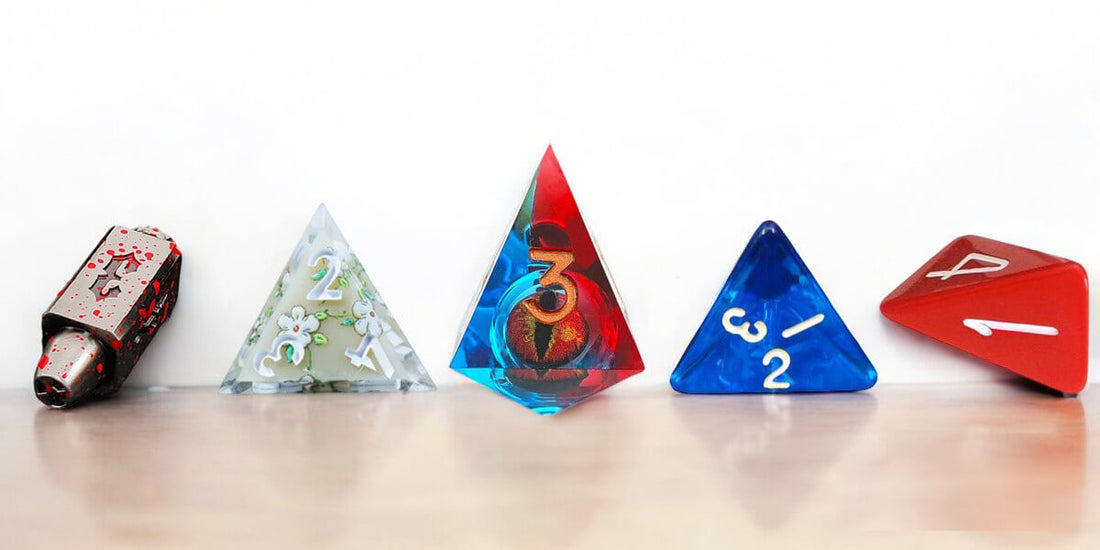 How to Read a D4 Dice? Guide for D&D Players - Dice of Dragons