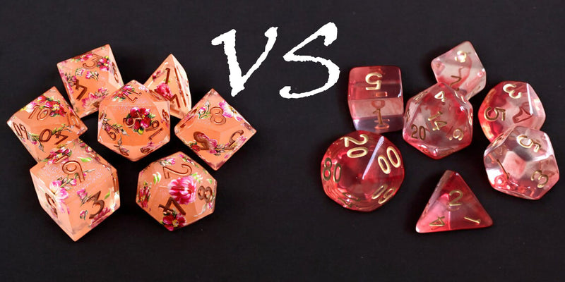 Edge Vs Sharp Sharp Edge Dice vs. Round Dice: Choosing Your Perfect Dice Set