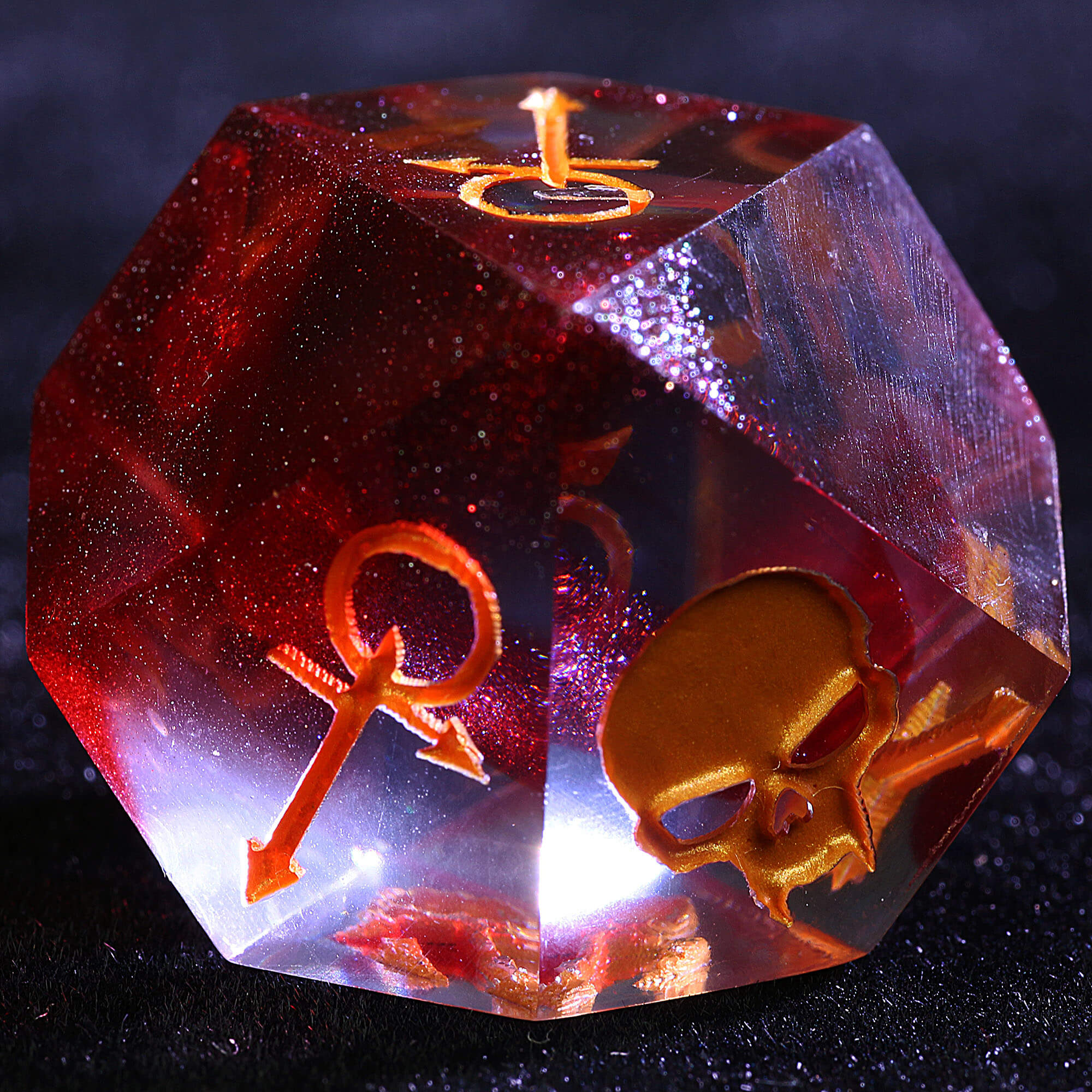 15 Polyhedral Resin Anarch Dice Sets WoD VtM Manifesto - Dice of Dragons