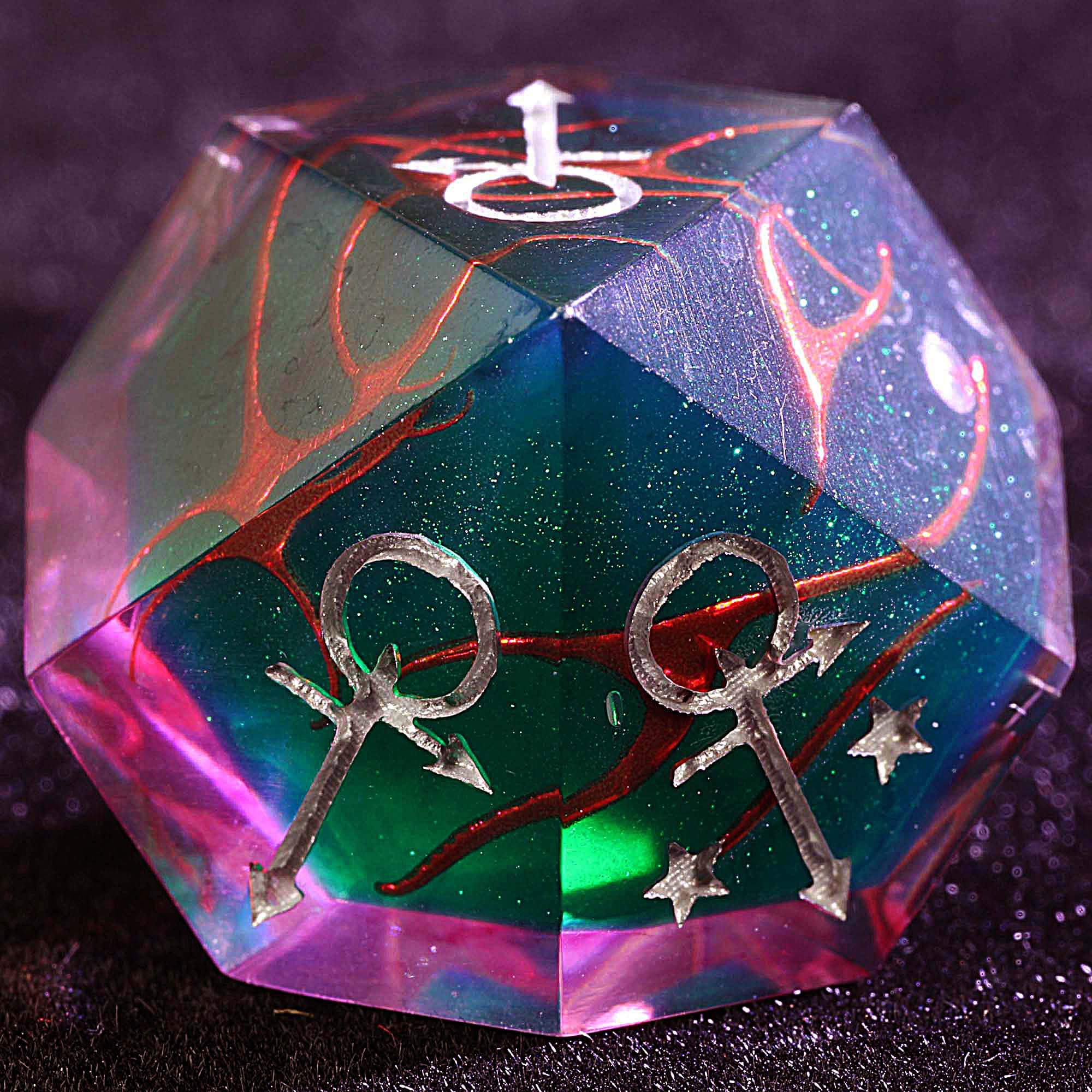 15 Polyhedral Resin Anarch Set WoD Dice VtM Wildfire Manifesto